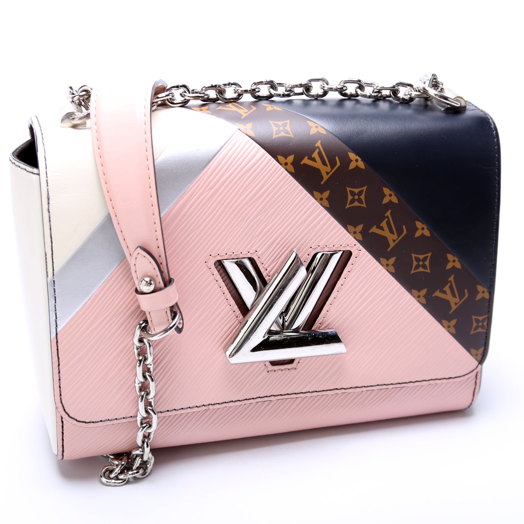 Louis Vuitton Twist Calfskin MM Epi Handbag