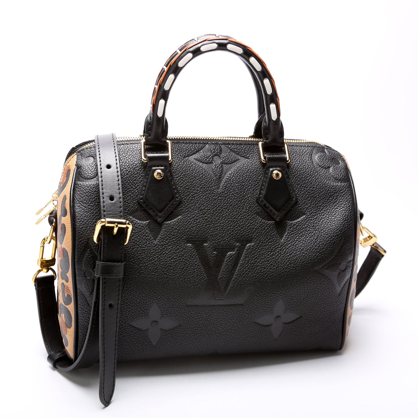 Louis Vuitton Speedy 25 Bandouliere Wild at Heart Empreinte Handbag