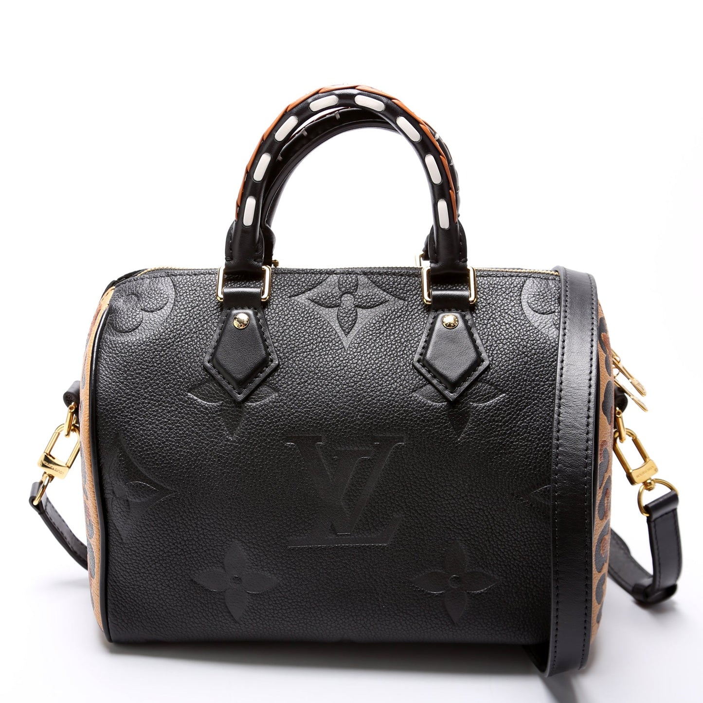 Louis Vuitton Speedy 25 Bandouliere Wild at Heart Empreinte Handbag