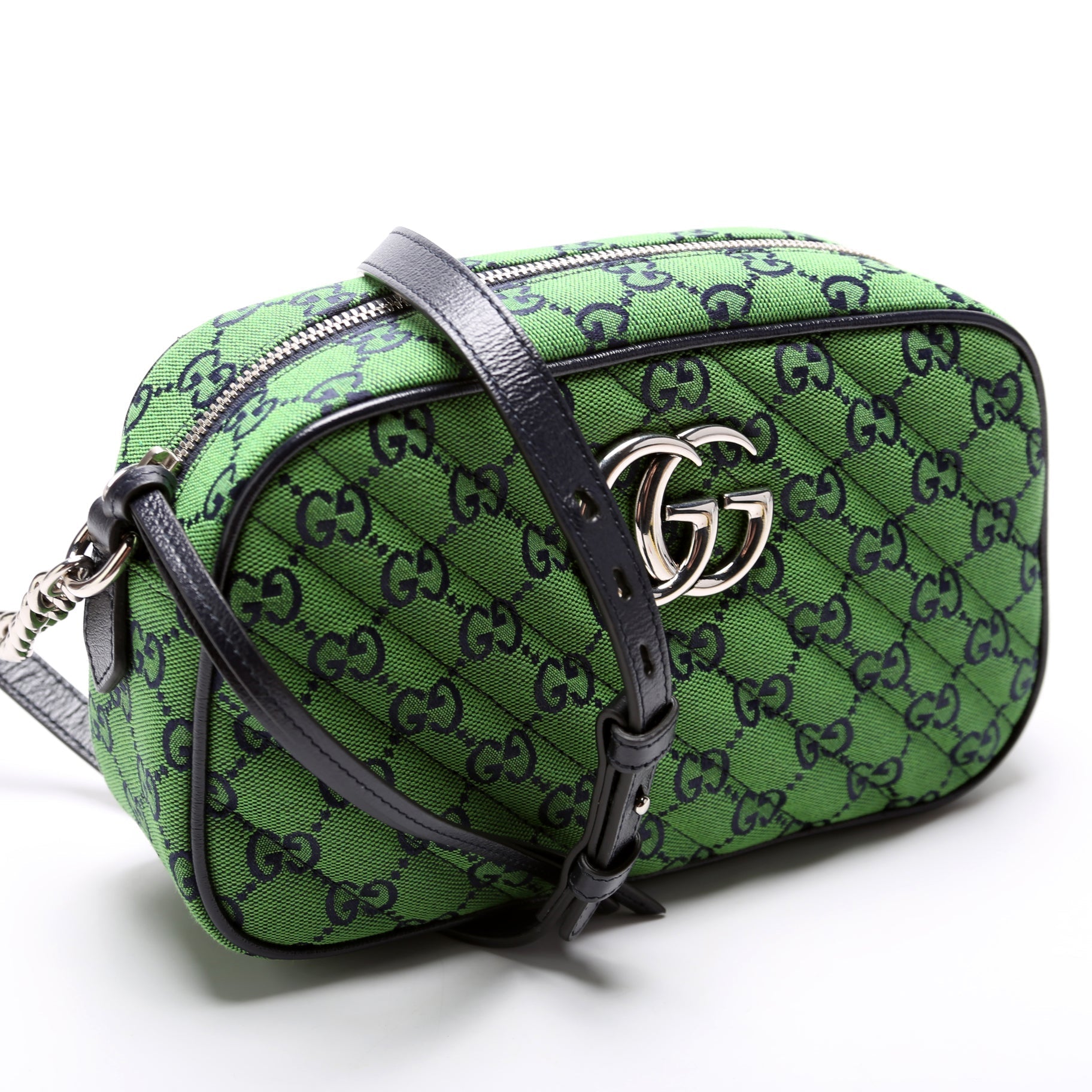 Gucci Marmont Camera Canvas Multicolor Small Crossbody Bag Camera Bag