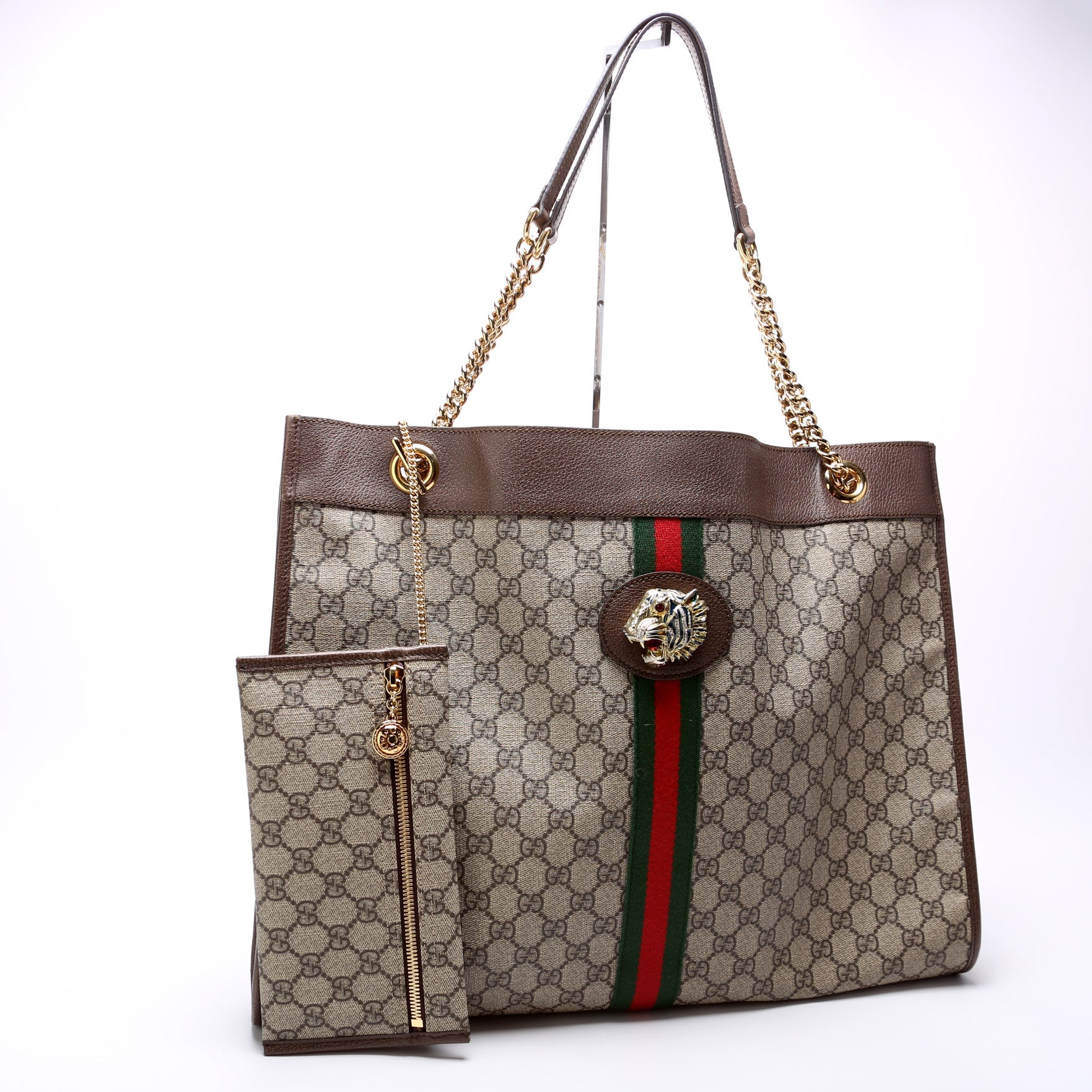 Gucci GG Supreme Rajah Tote Bag Tote 3