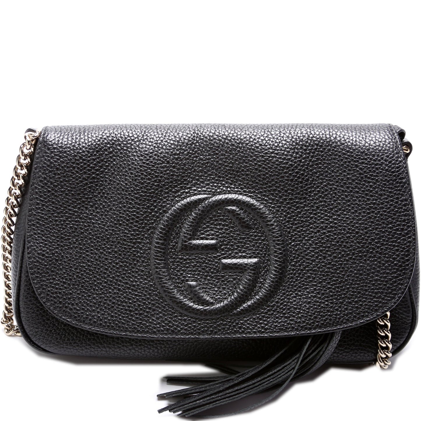 Gucci Soho Tassel Chain Flap Travel Bag Flap 6