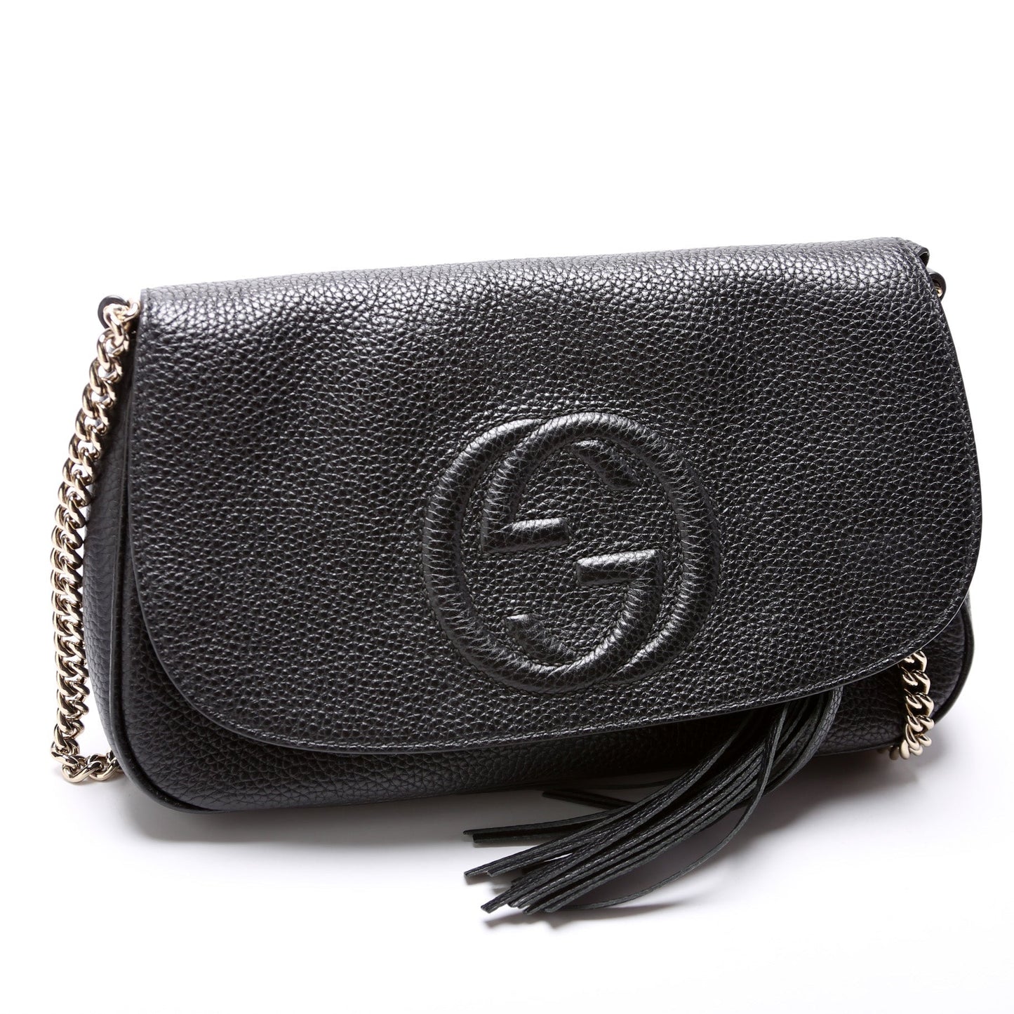 Gucci Soho Tassel Chain Flap Travel Bag Flap 6