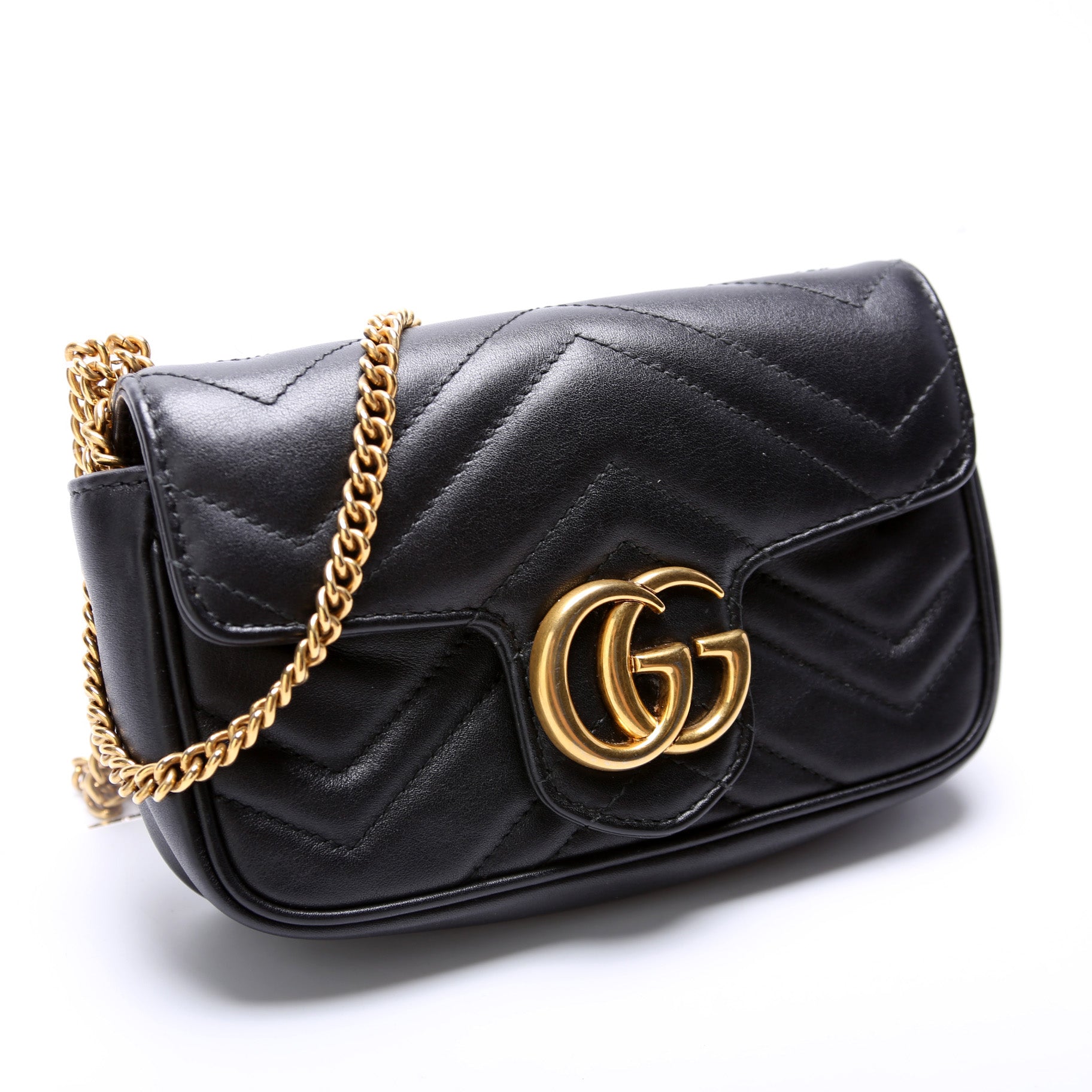 Gucci Marmont Super Mini Flap Travel Bag Flap 9
