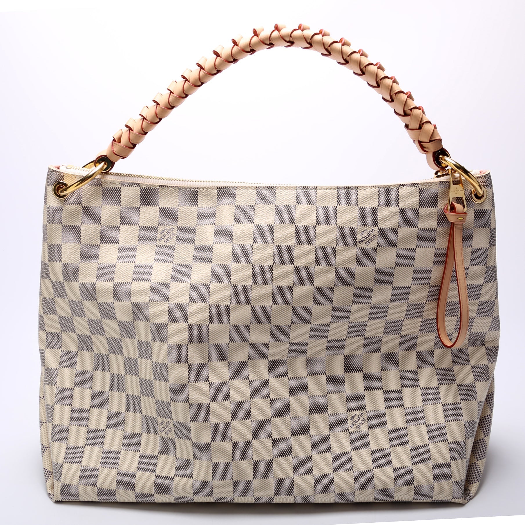 Louis Vuitton Beaubourg Hobo MM Azur Damier Shoulder Bag Damier Azur
