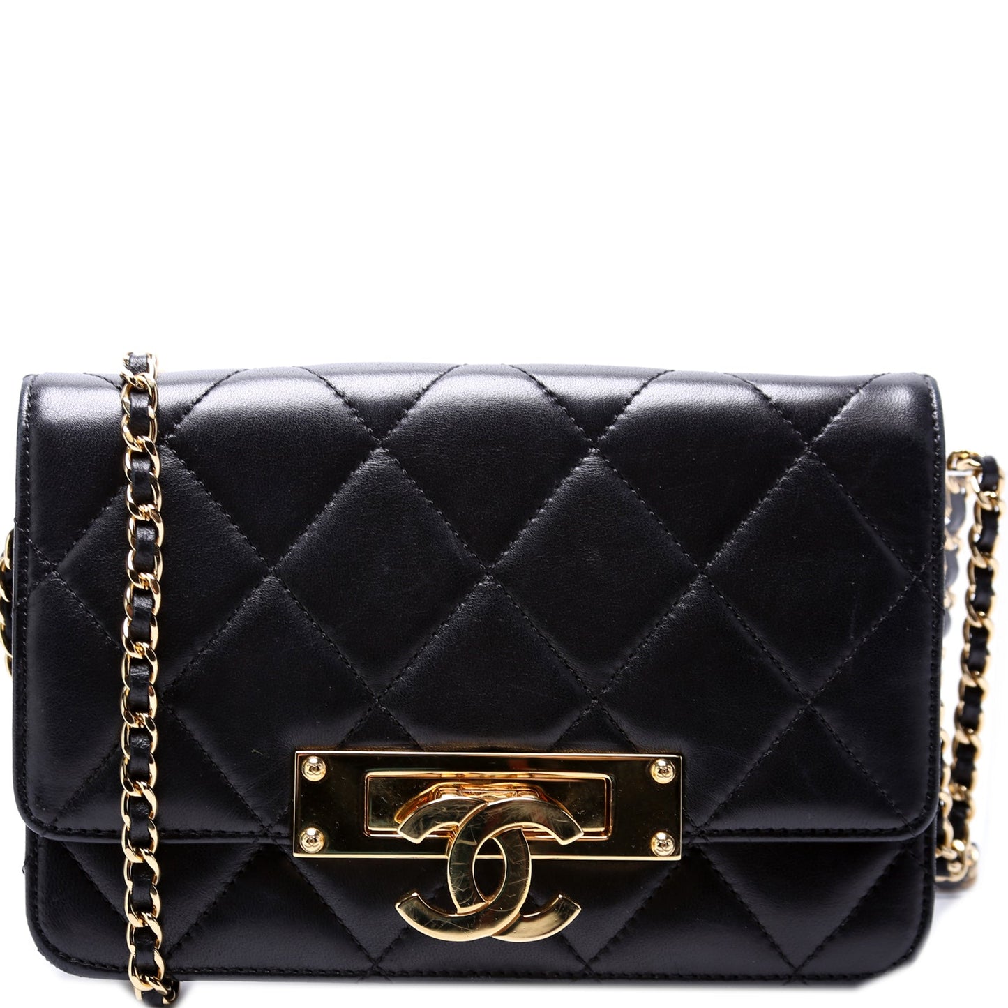 Chanel Golden Class WOC Lambskin 20M Clutch Bag