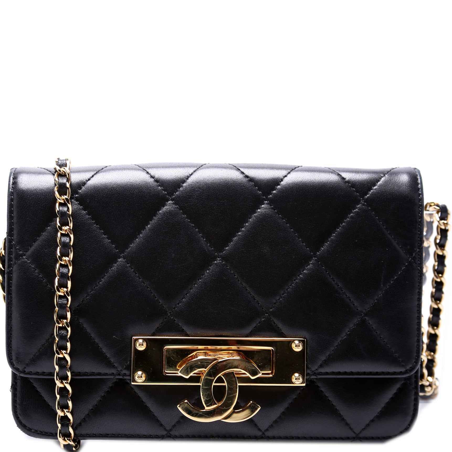 Chanel Golden Class WOC Lambskin 20M Clutch Bag