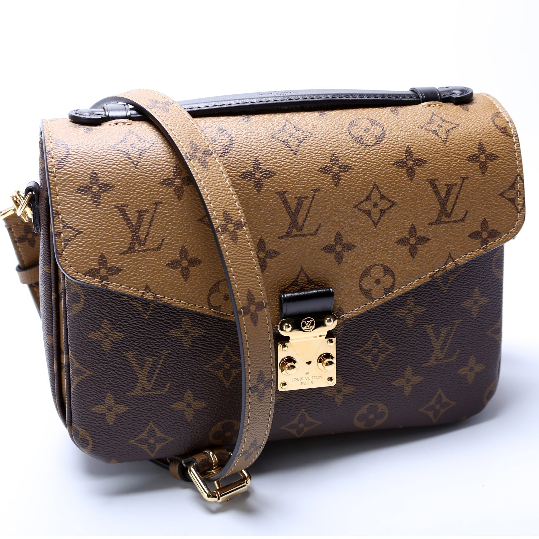 Louis Vuitton Pochette Metis Reverse Monogram Clutch Bag Monogram 14
