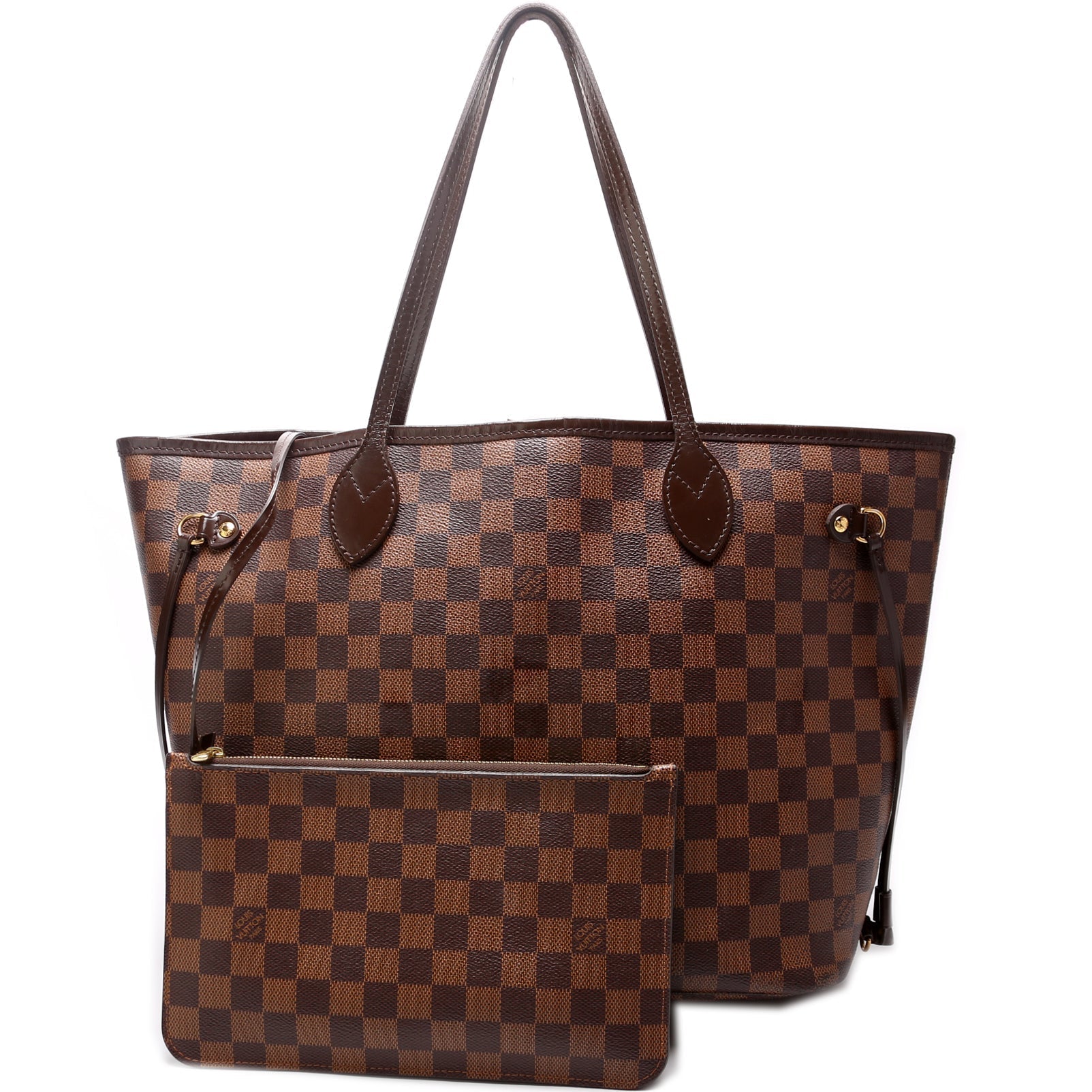 Louis Vuitton Neverfull MM w Ebene Damier Wallet Case Ebene 12