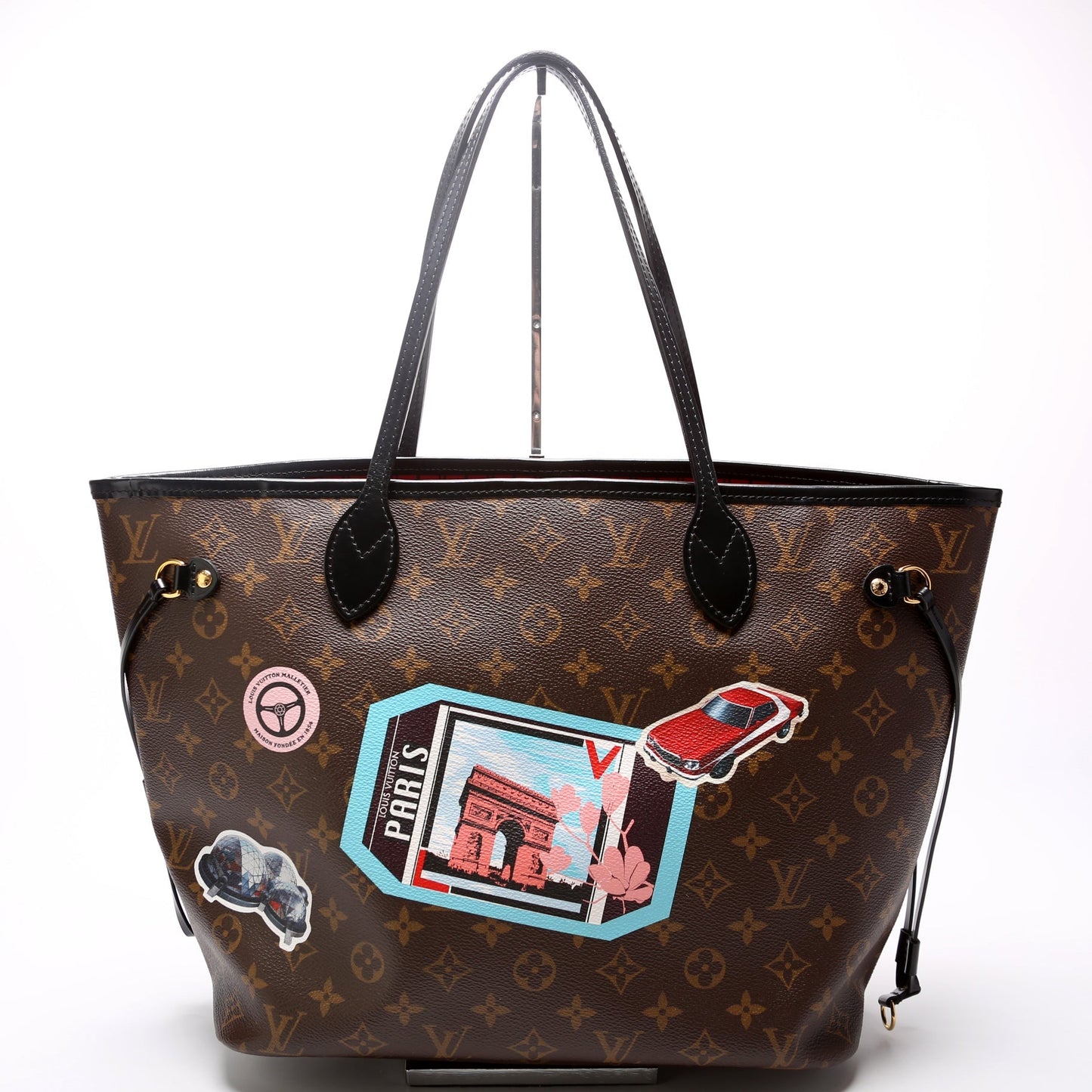 Louis Vuitton Neverfull MM World Tour Monogram Tote Bag Tour 2