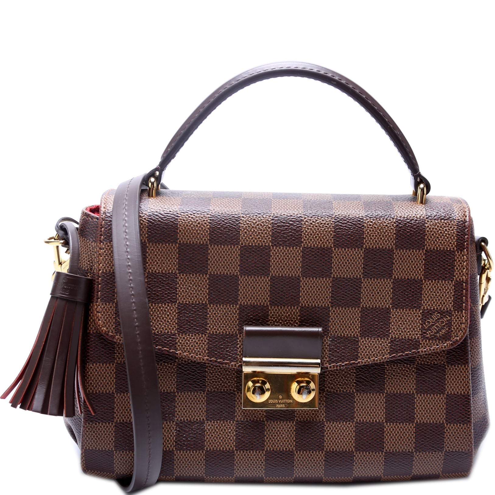 Louis Vuitton Croisette Ebene Damier Handbag Ebene 11