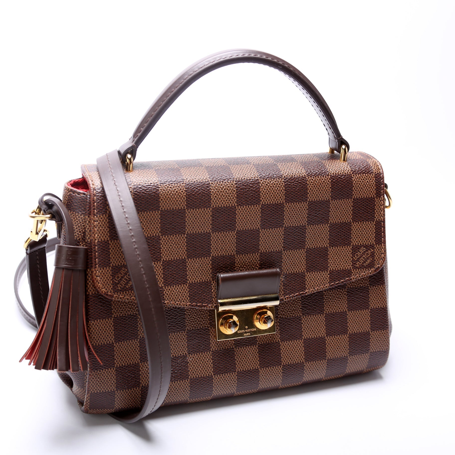Louis Vuitton Croisette Ebene Damier Handbag Ebene 11