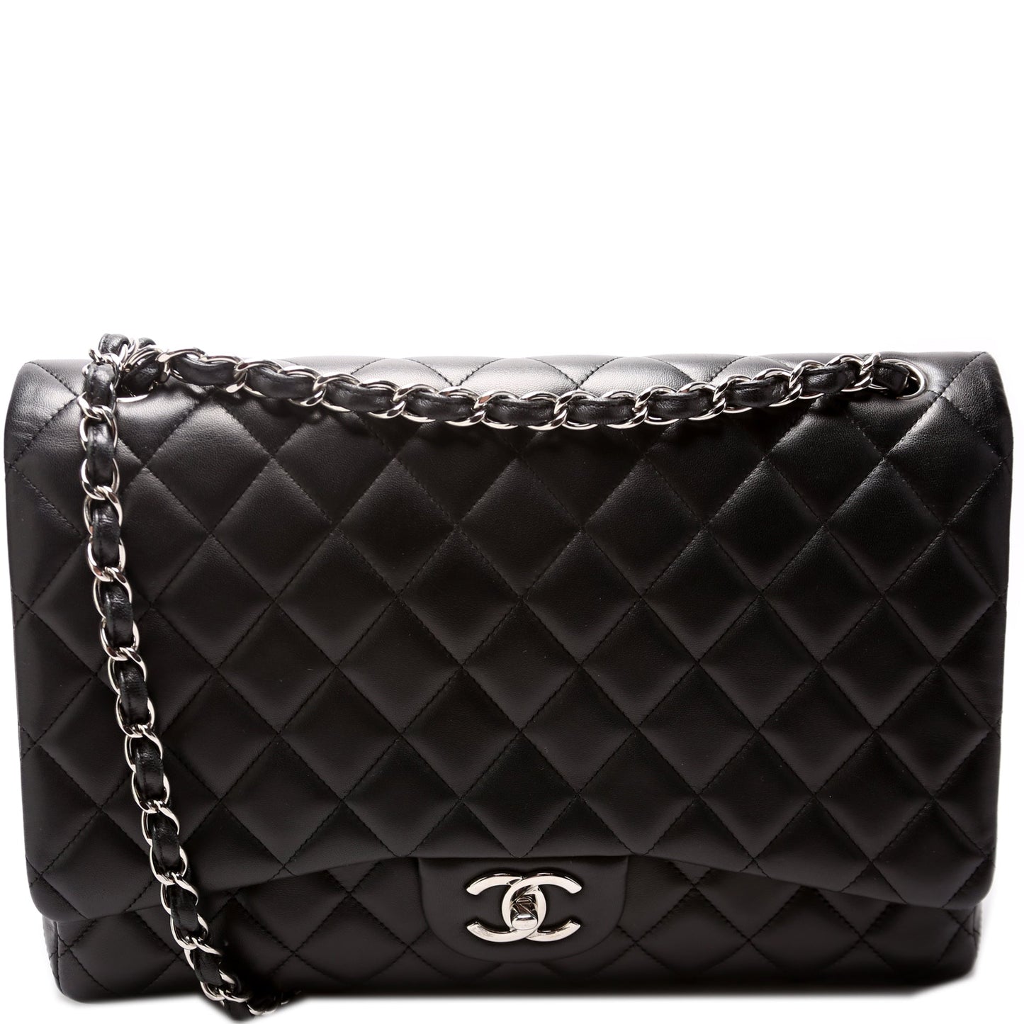 Chanel Classic Flap Maxi Lambskin 17-20M Handbag