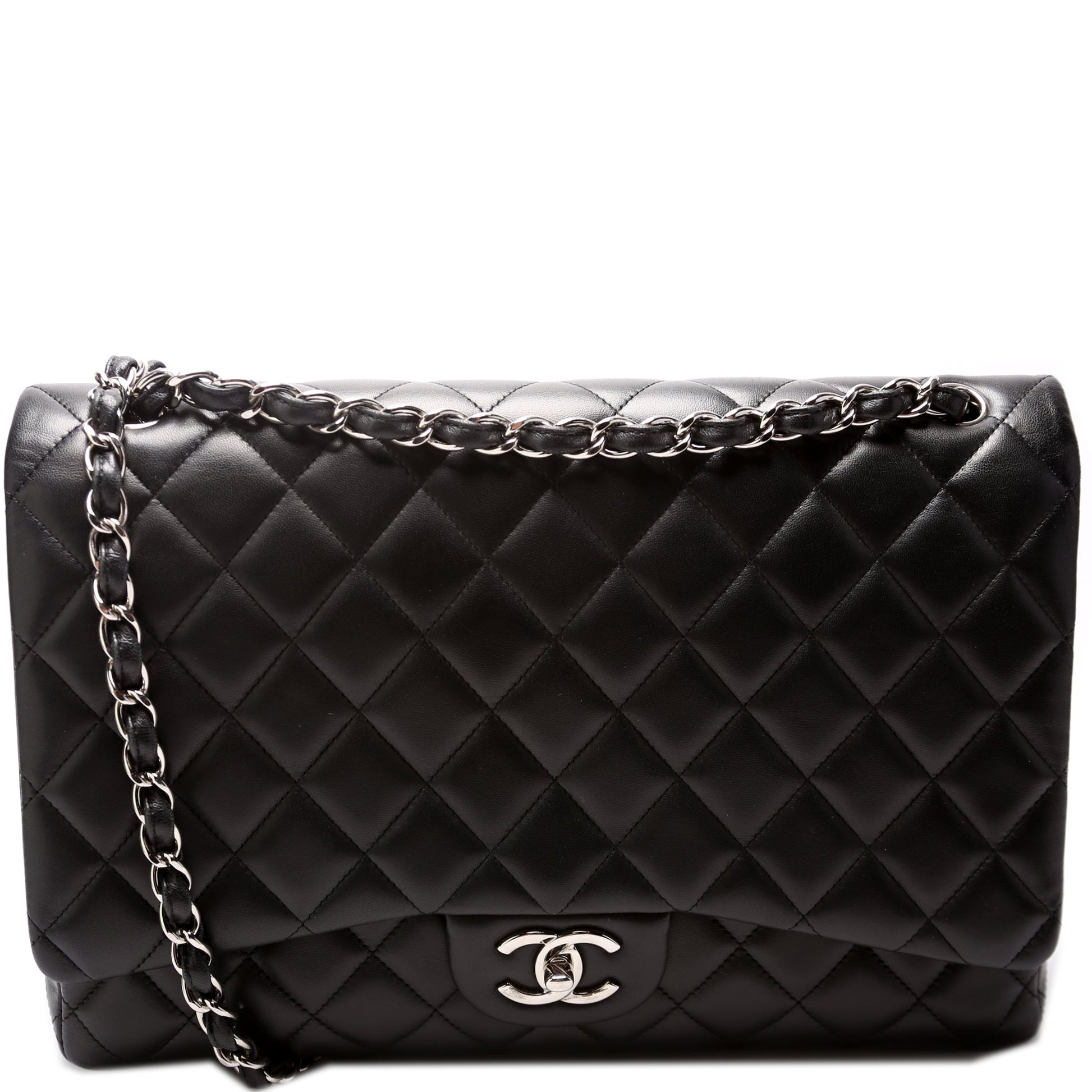 Chanel Classic Flap Maxi Lambskin 17-20M Handbag