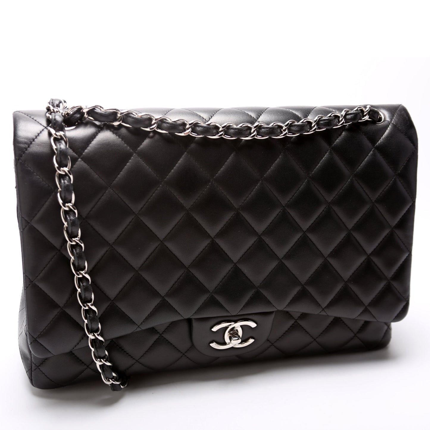 Chanel Classic Flap Maxi Lambskin 17-20M Handbag