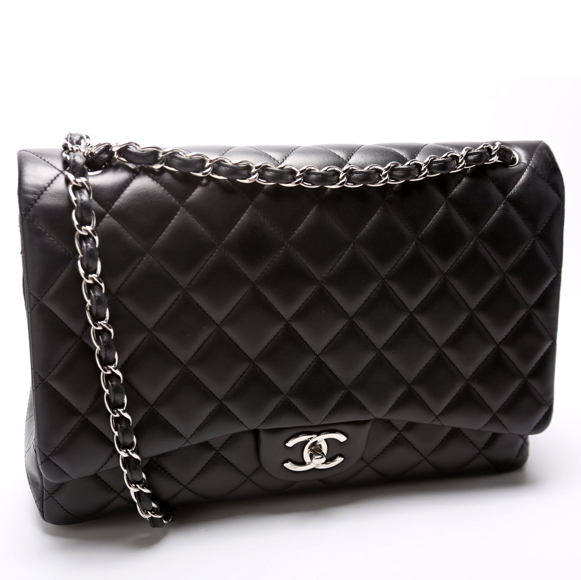 Chanel Classic Flap Maxi Lambskin 17-20M Handbag