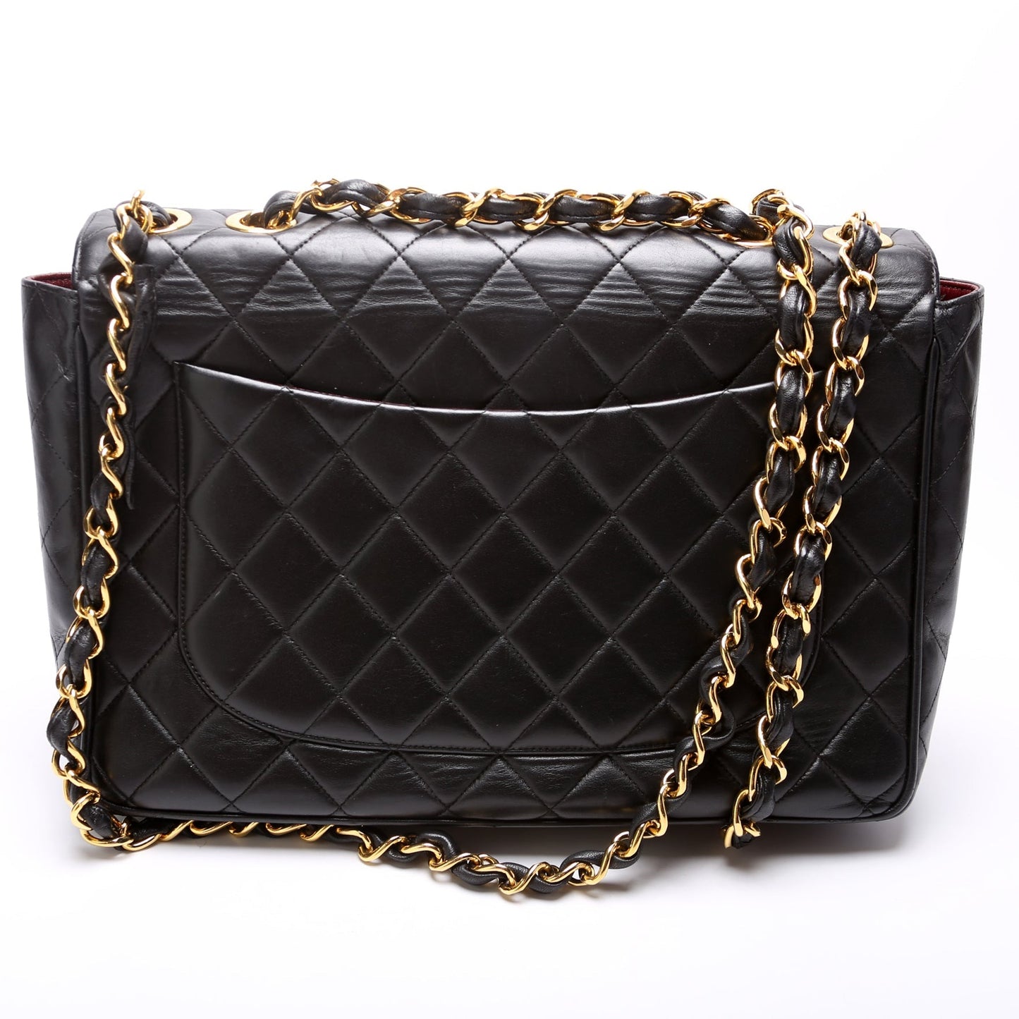 Chanel Classic Flap XL Jumbo Lambskin Handbag Lambskin 1