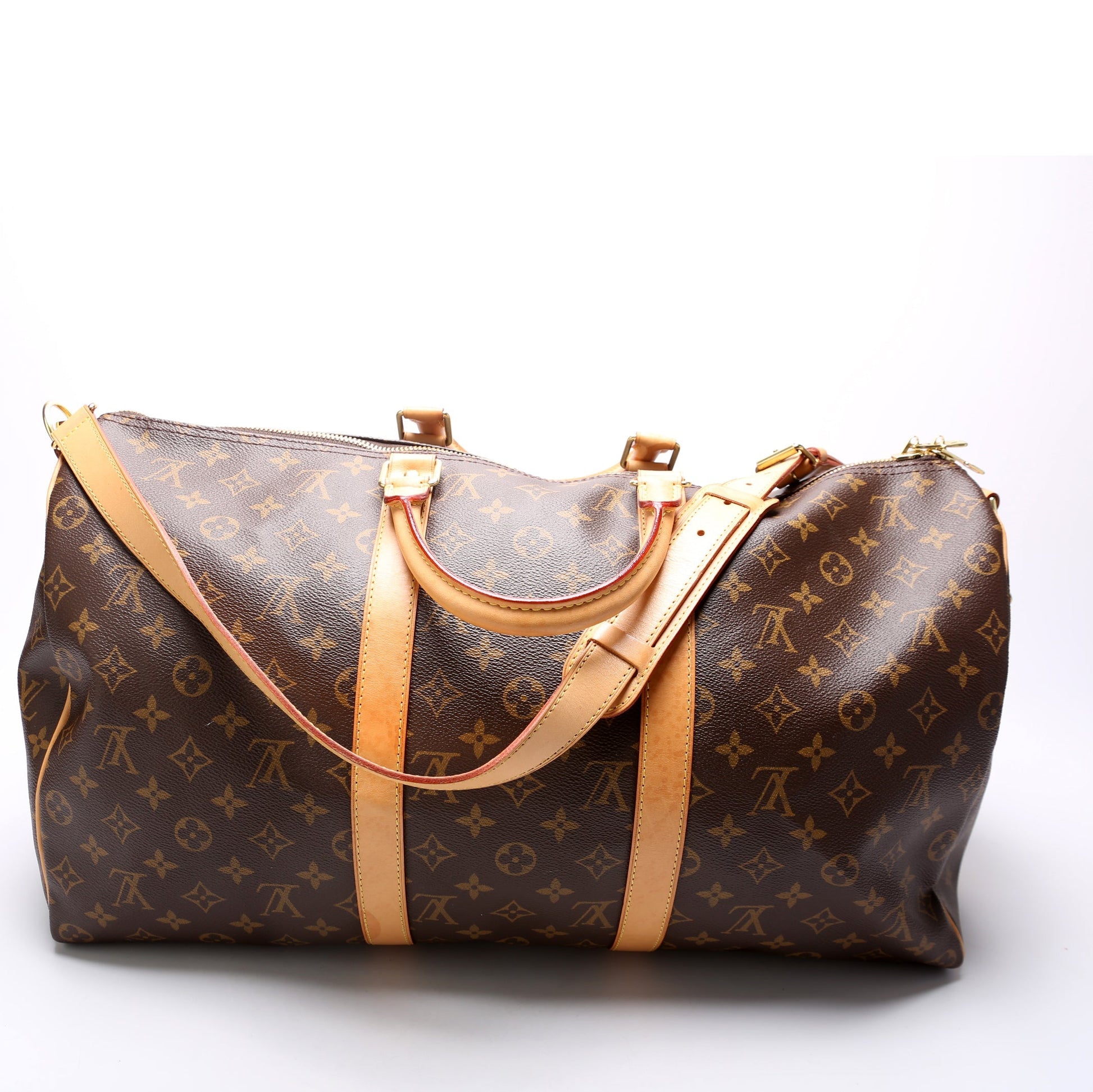 Louis Vuitton Keepall 50 Bandouliere Monogram Travel Bag Monogram 8