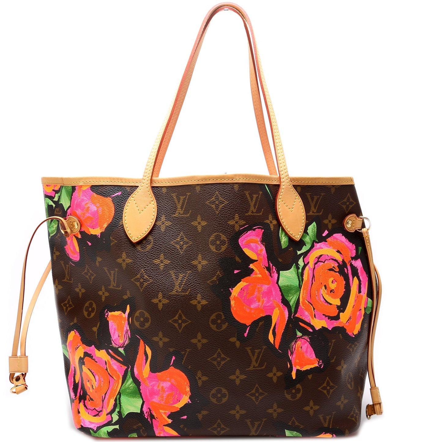 Louis Vuitton Neverfull MM Roses Tote Bag Roses 1