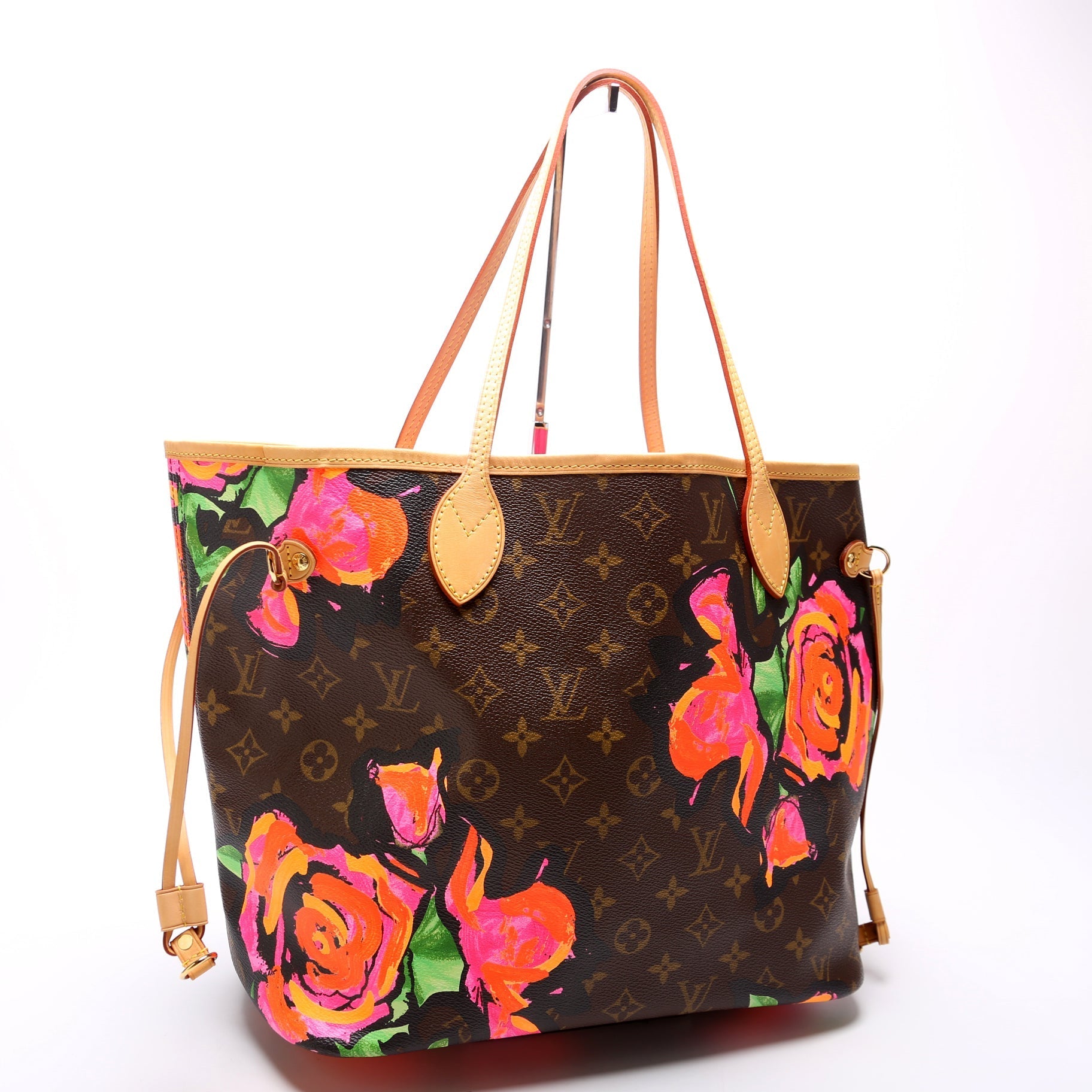 Louis Vuitton Neverfull MM Roses Tote Bag Roses 1