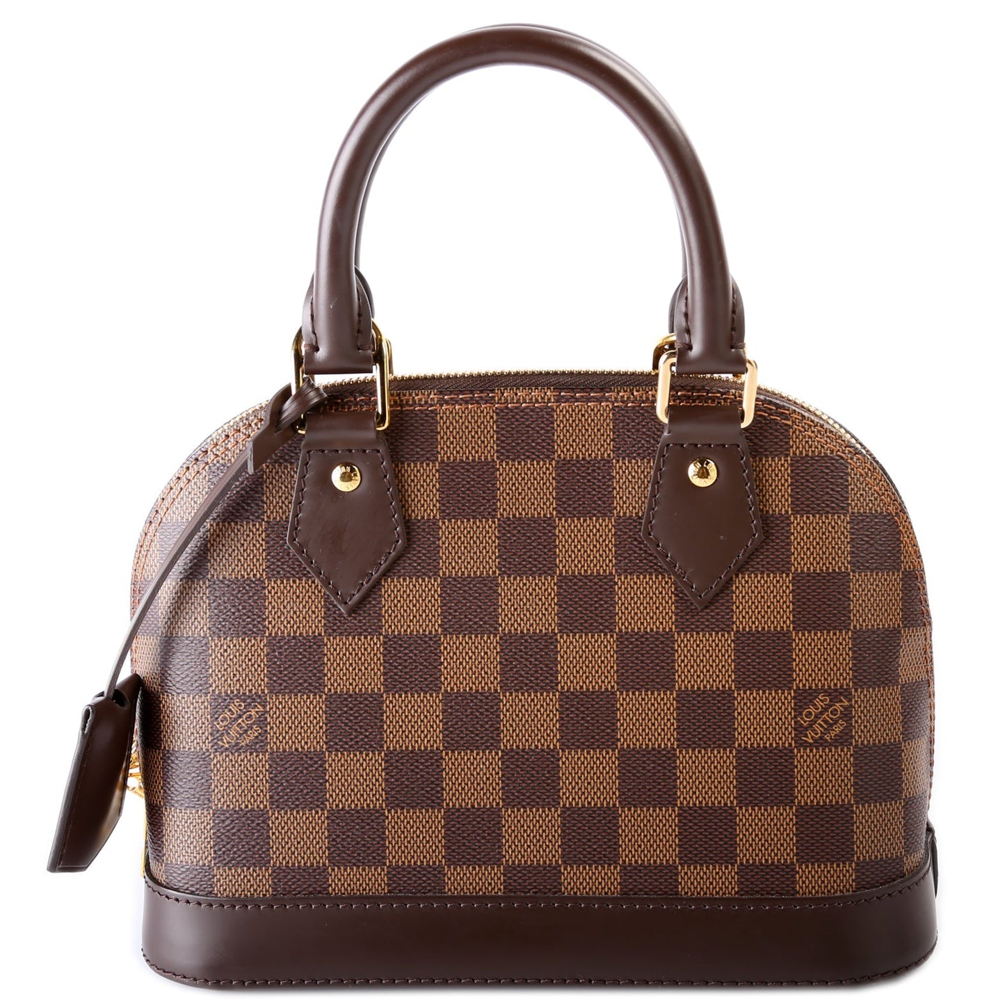 Louis Vuitton Alma BB Ebene Damier Handbag Ebene 15