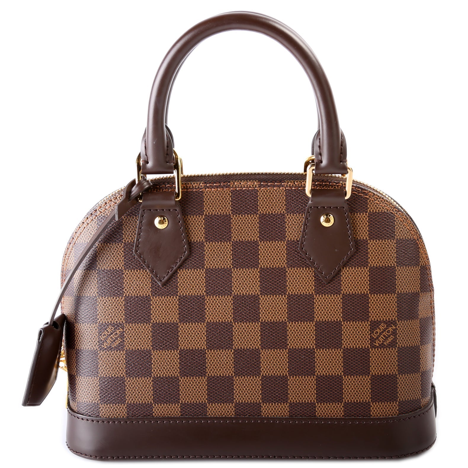 Louis Vuitton Alma BB Ebene Damier Handbag Ebene 15