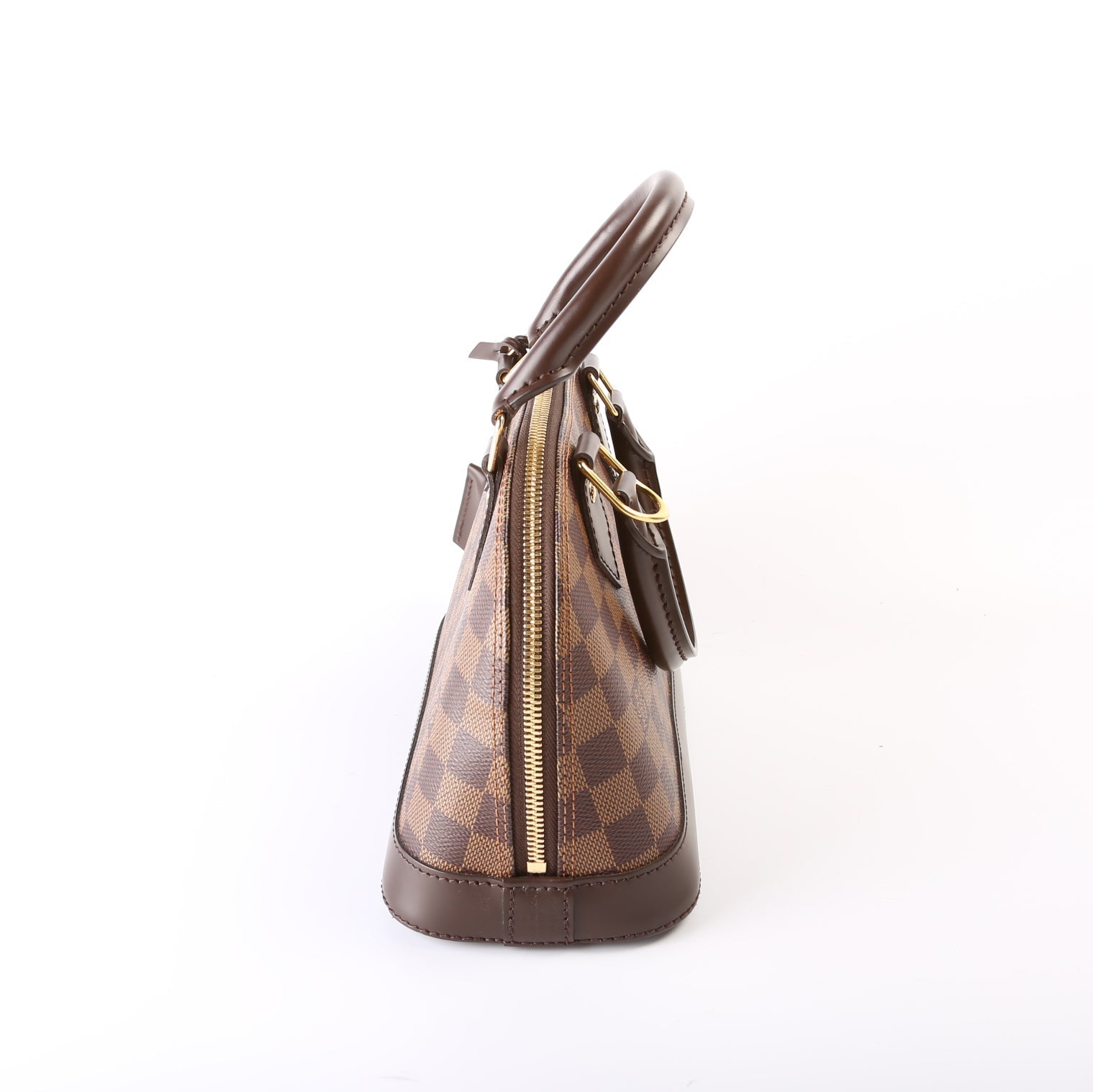 Louis Vuitton Alma BB Ebene Damier Handbag Ebene 15
