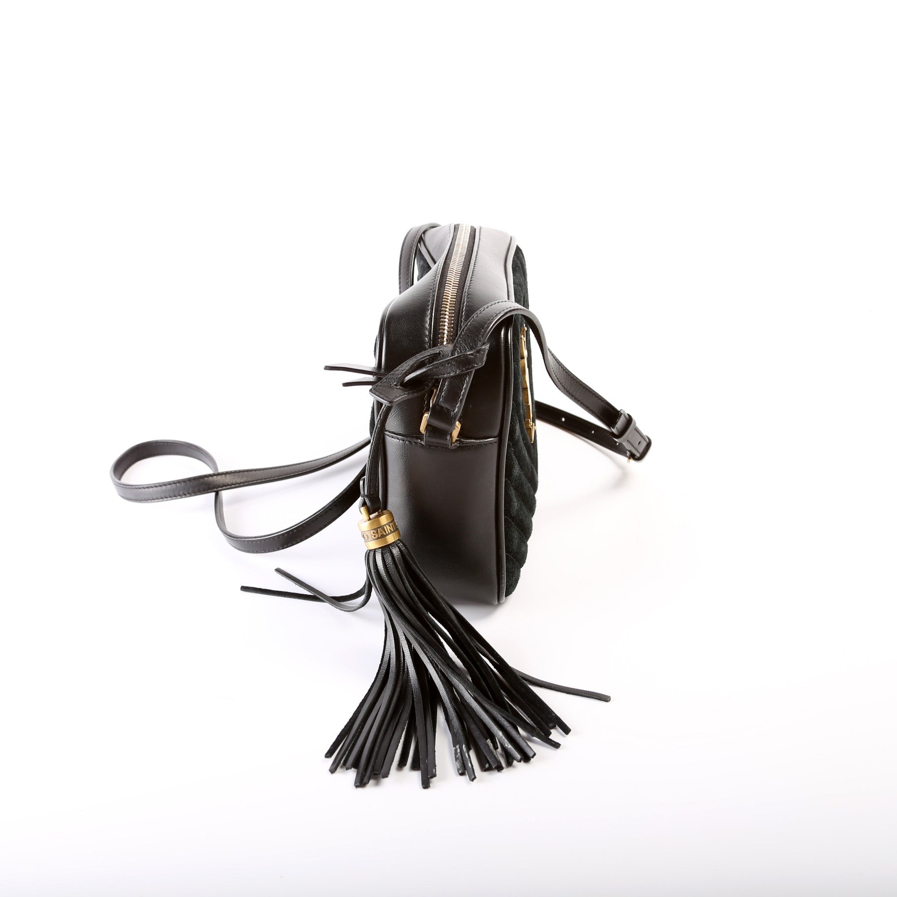 YSL Saint Laurent Saint Laurent Lou Camera Bag Suede Travel Bag