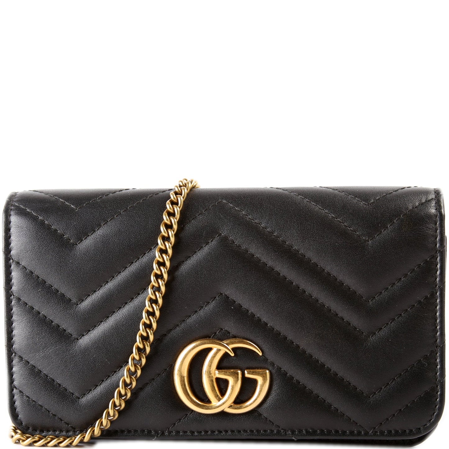 Gucci Marmont Chain Wallet Case