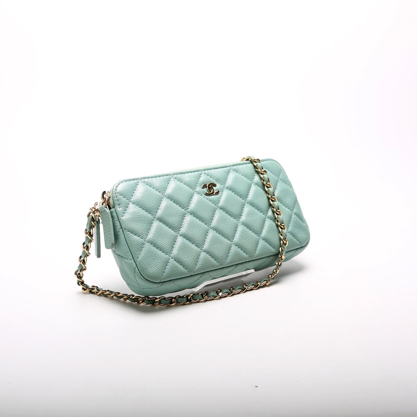 Chanel Double Zip WOC Clutch Bag