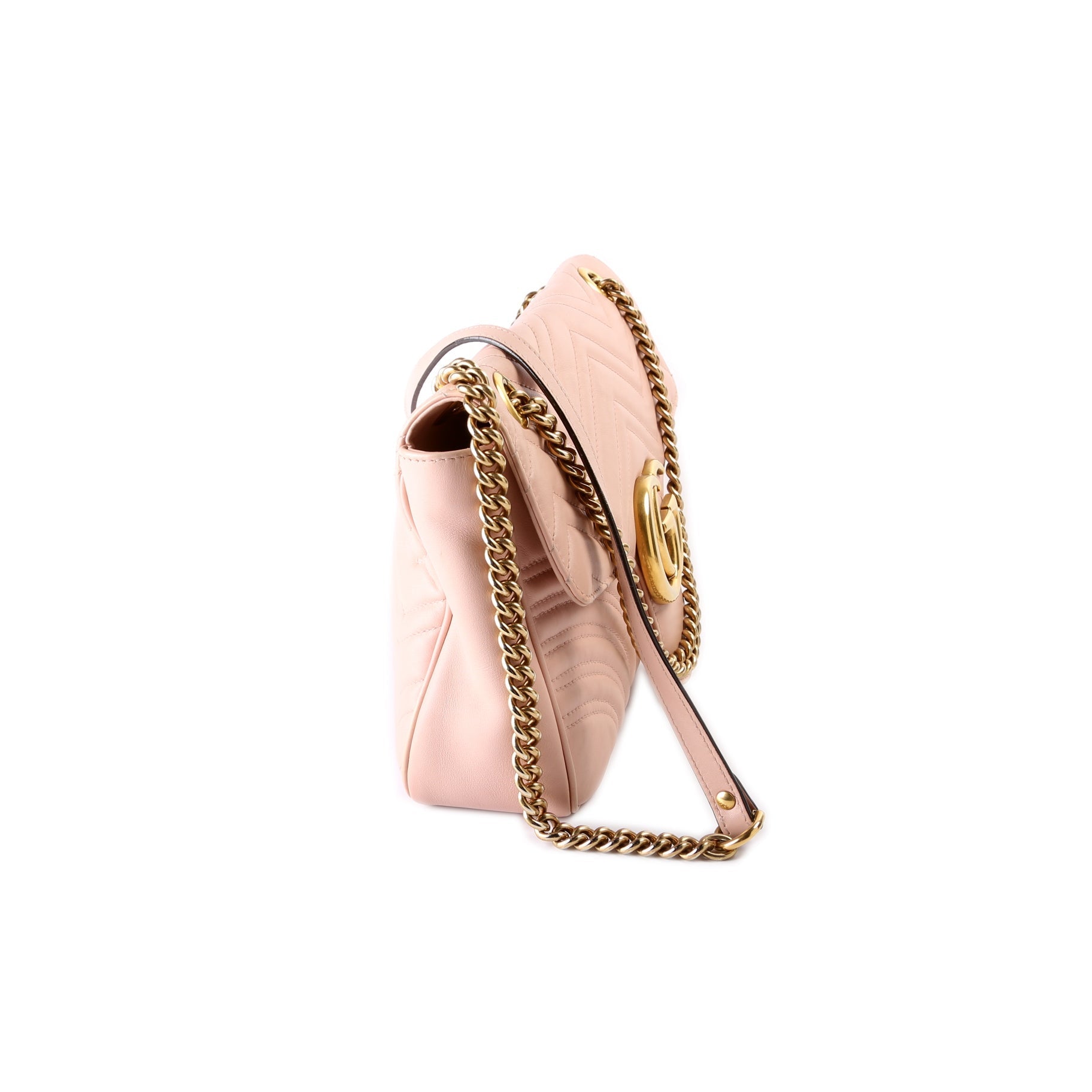 Gucci Marmont Leather Medium Shoulder Bag