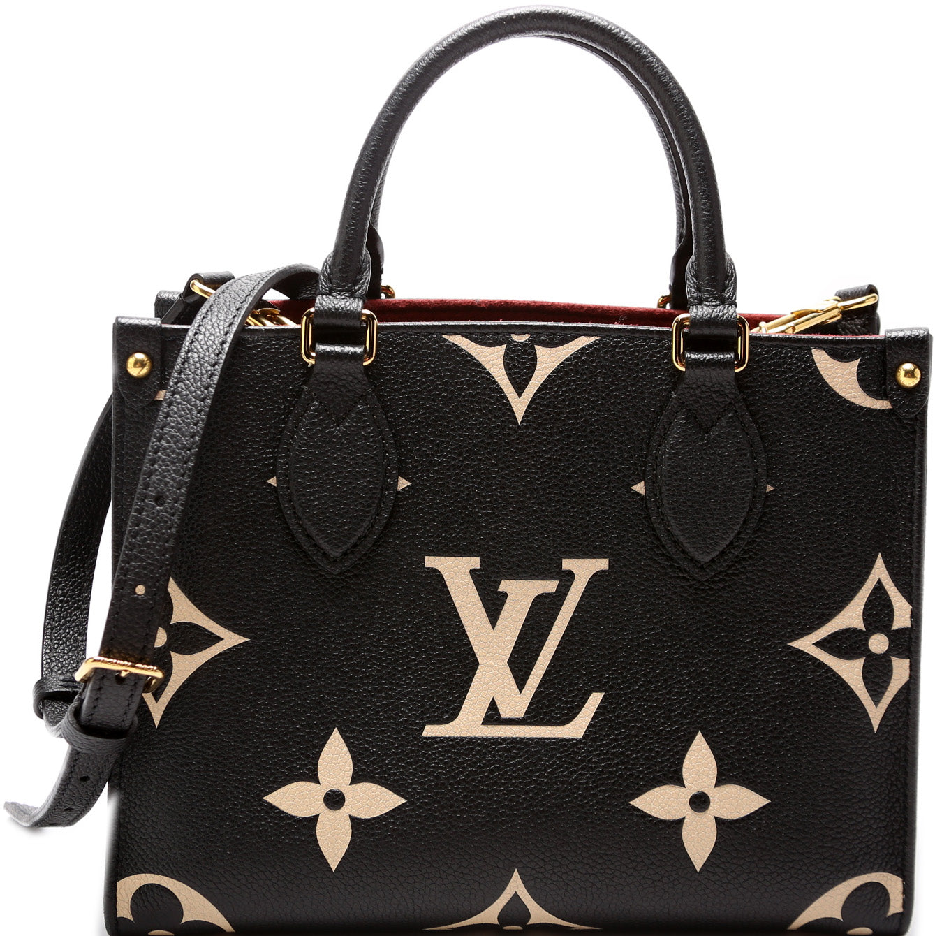 Louis Vuitton ONTHEGO PM Bicolor Empreinte Handbag