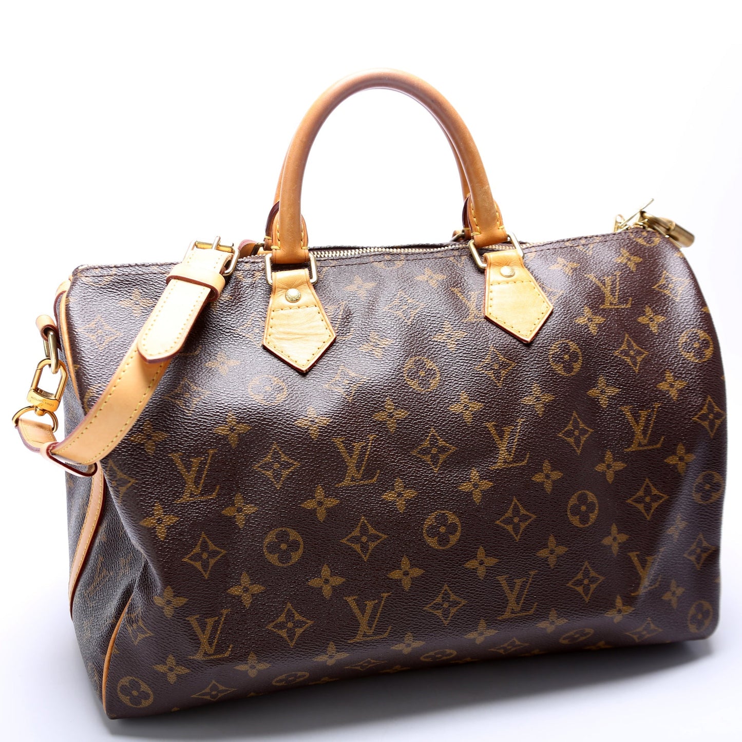 Louis Vuitton Speedy 35 Bandouliere Monogram Handbag Monogram 11