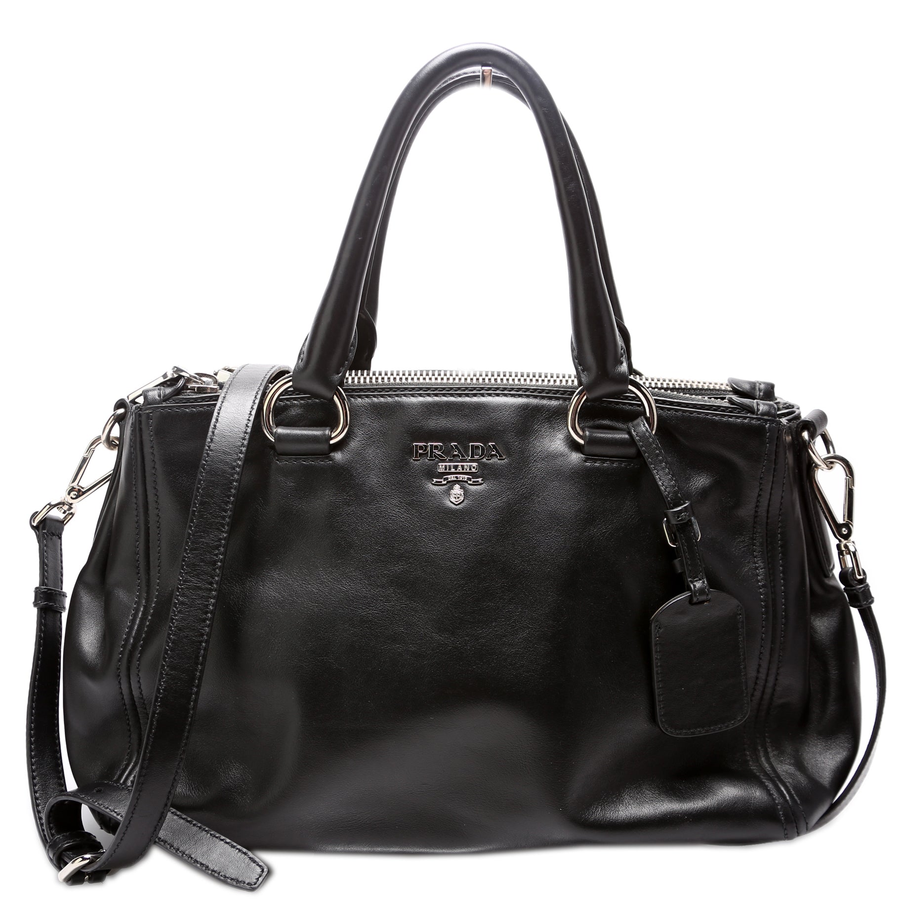 Prada Satchel Bag Leather Travel Bag