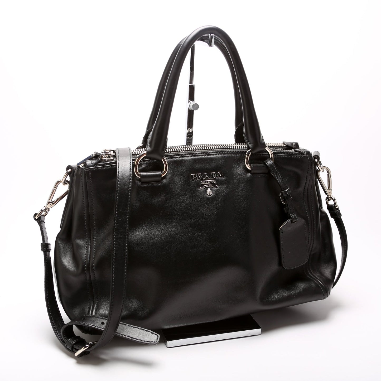 Prada Satchel Bag Leather Travel Bag