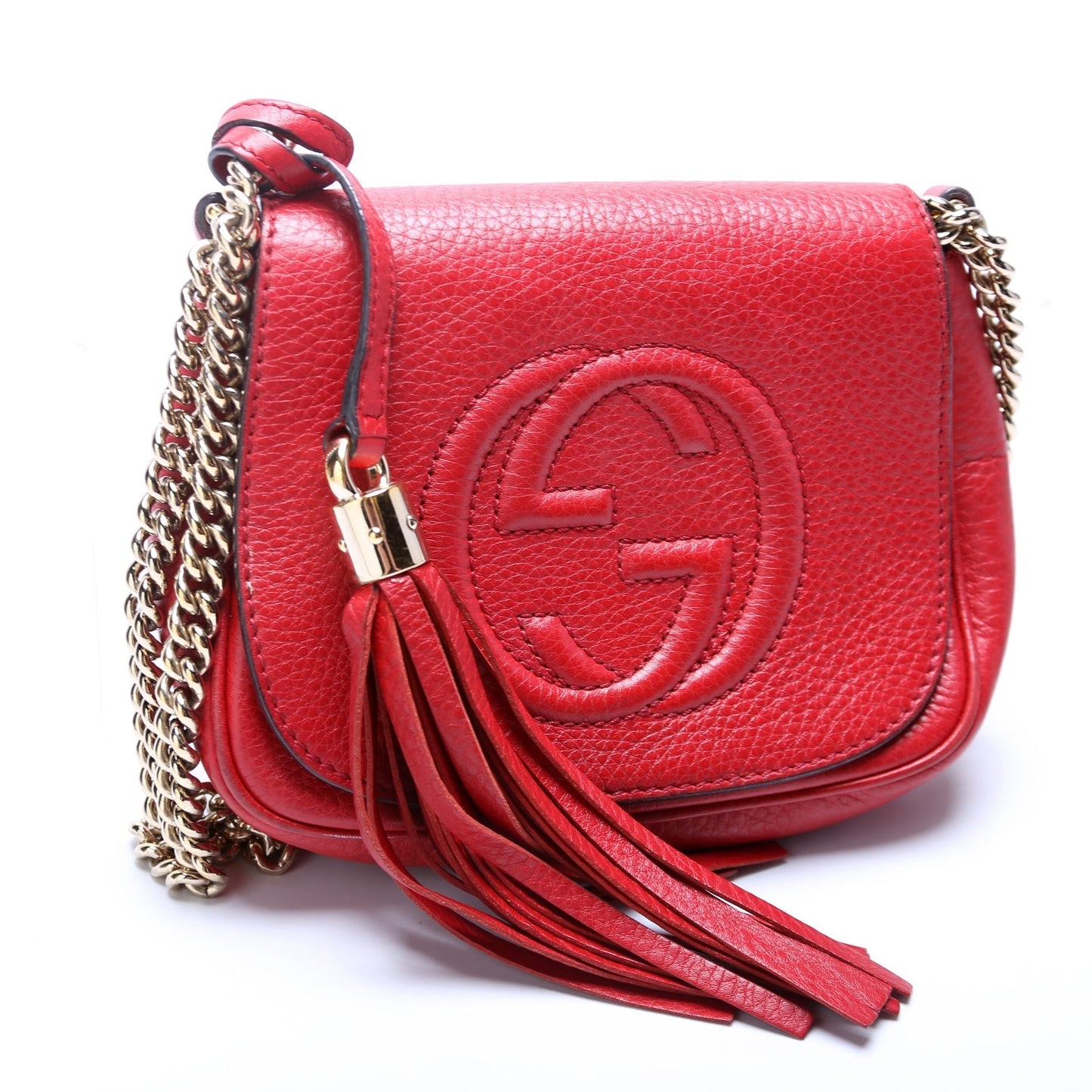 Gucci Soho Tassel Bag Small Chain Travel Bag