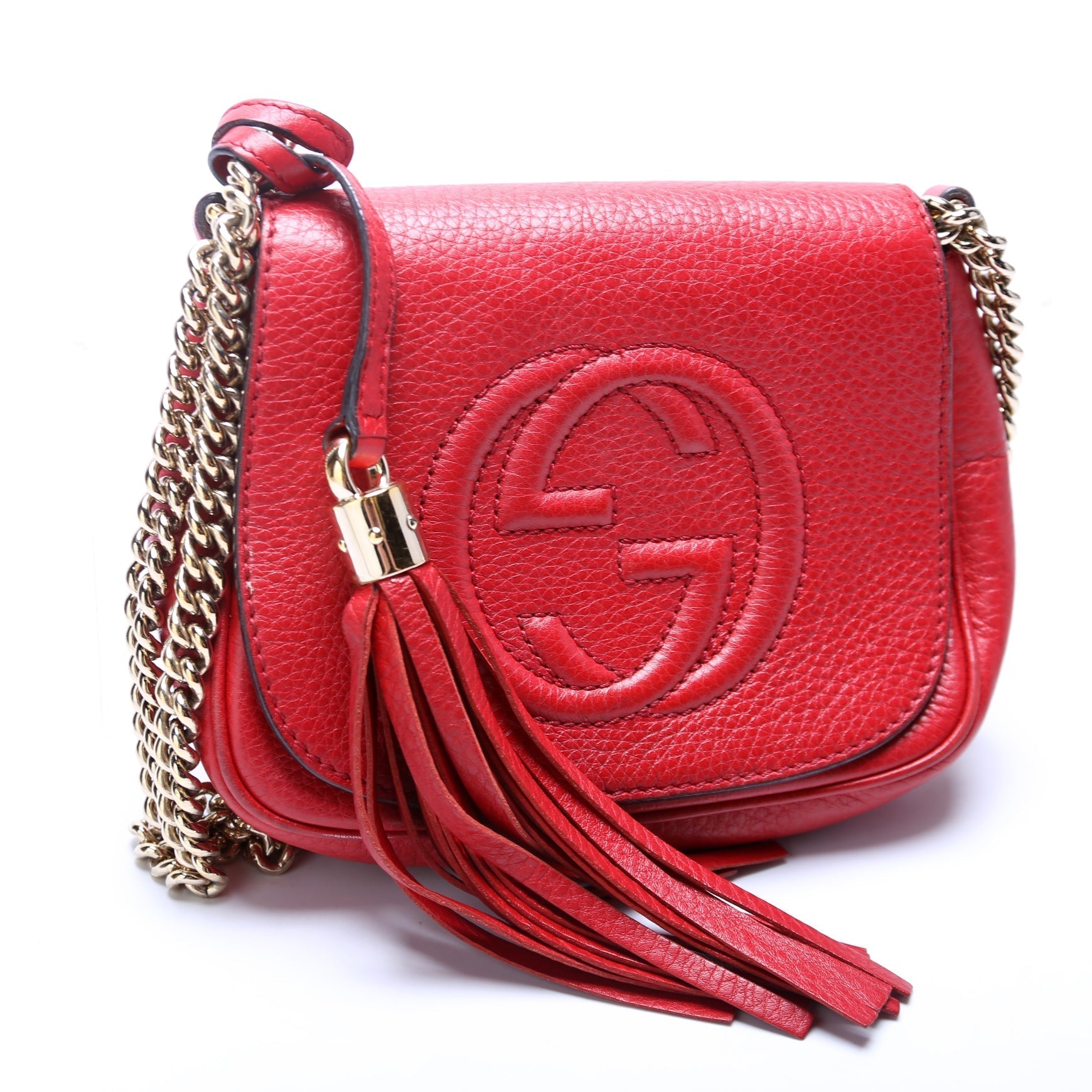 Gucci Soho Tassel Bag Small Chain Travel Bag