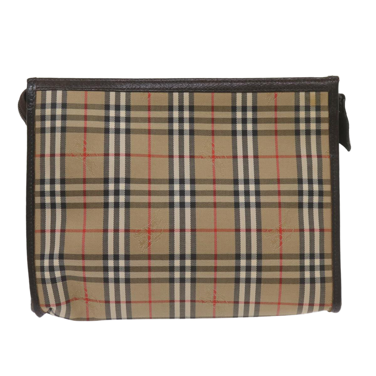Burberry Nova Check Clutch Bag Canvas Beige Clutch Bag 23