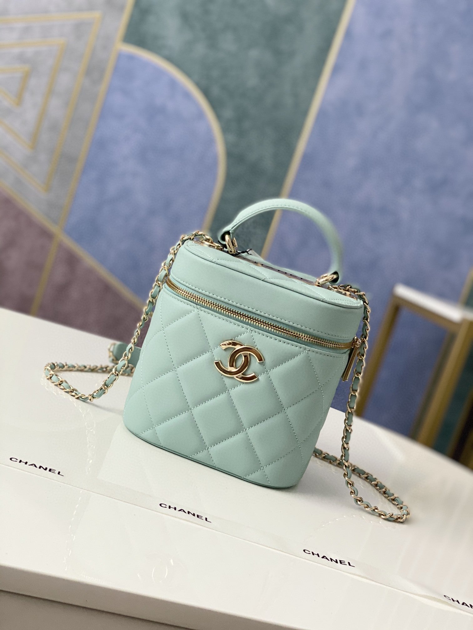 Chlvanity Case Hardware Light For Women Handbags Green Gold Shoulder Bag