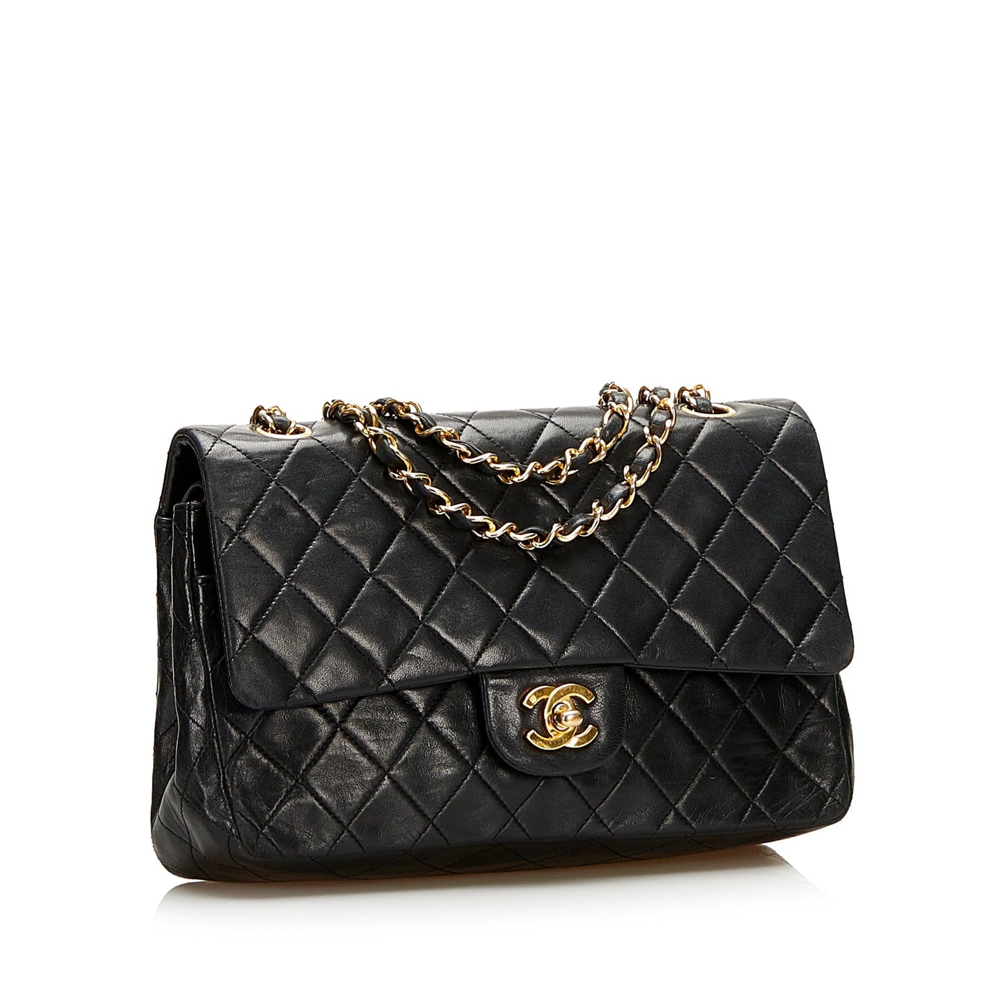 Chanel Medium Classic  Lambskin Double Flap Bag