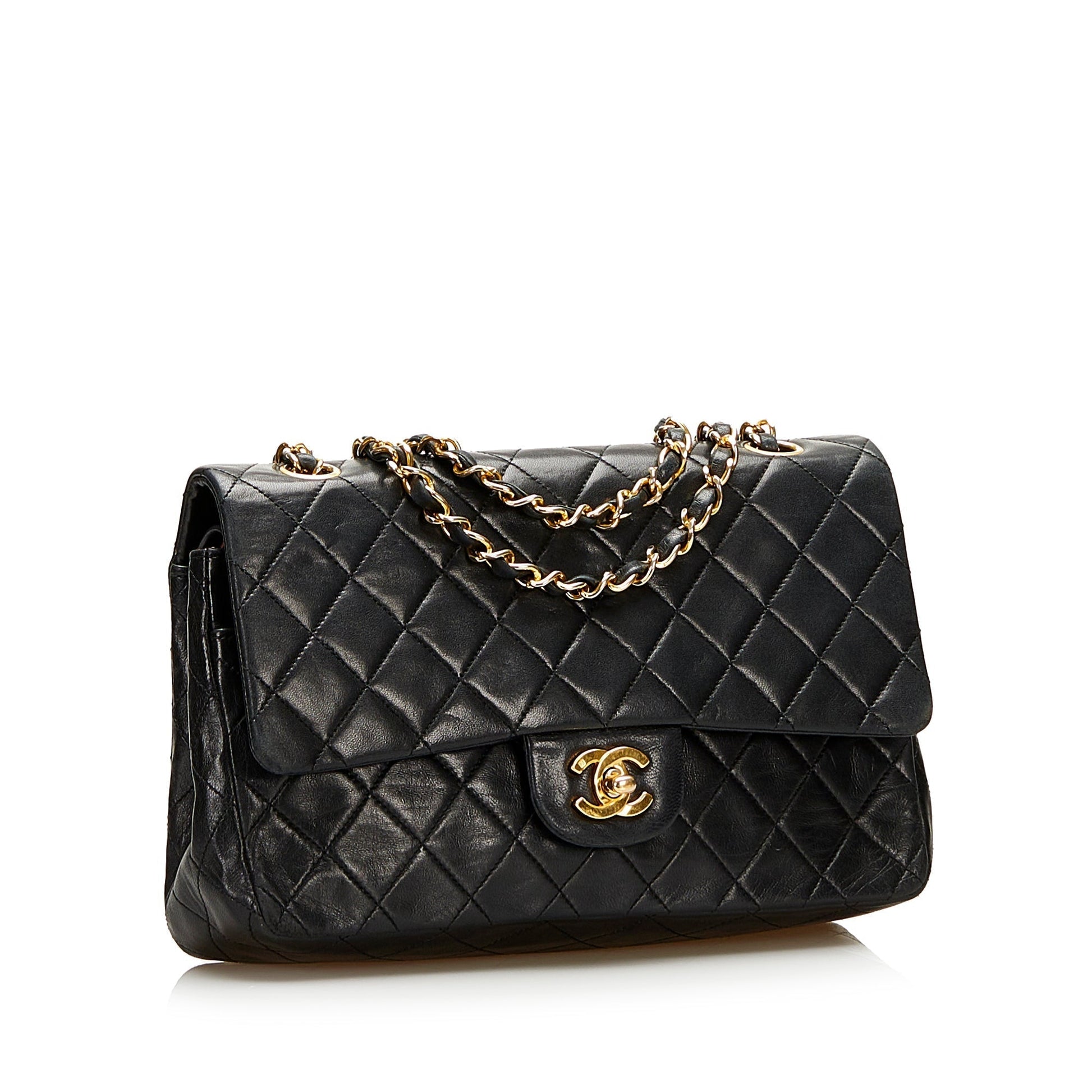 Chanel Medium Classic  Lambskin Double Flap Bag