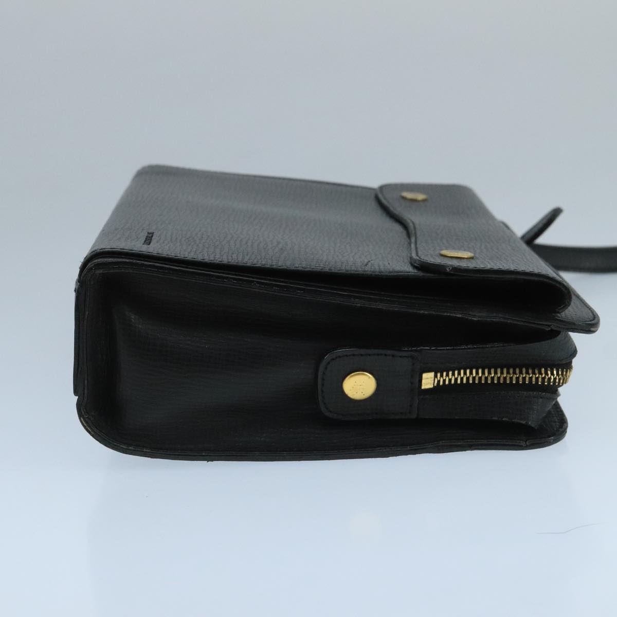 Burberry Clutch Bag Leather Black Clutch Bag 7