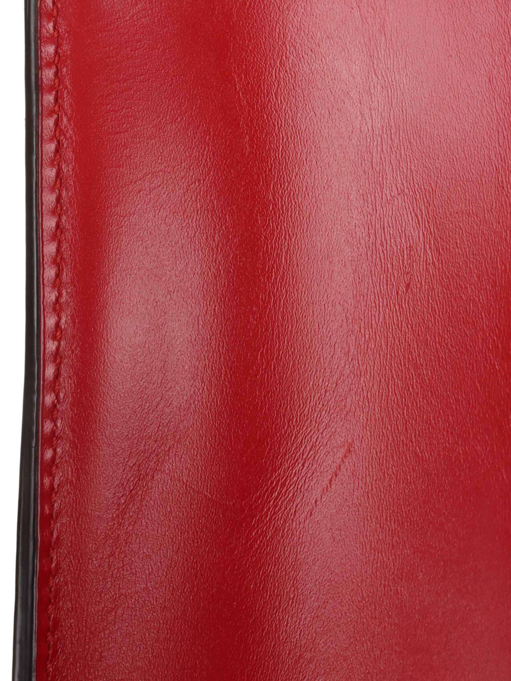 Gucci Red Medium Sylvie Bag.
