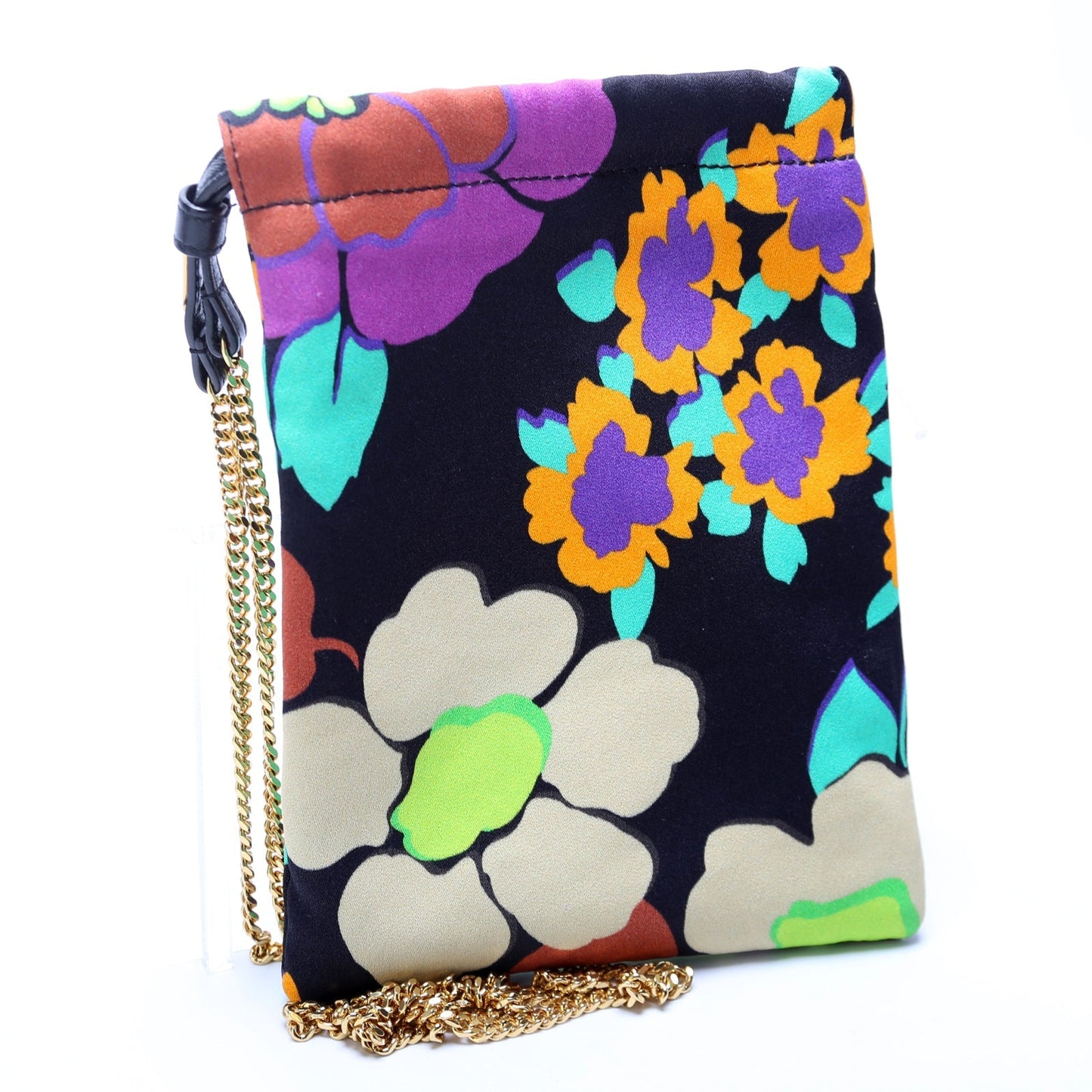 YSL Saint Laurent Saint Laurent Fabric Pouch Crossbody Bag