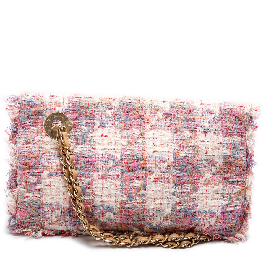 Chanel Reissue Vertical Tweed Flap 8M Lock Handbag
