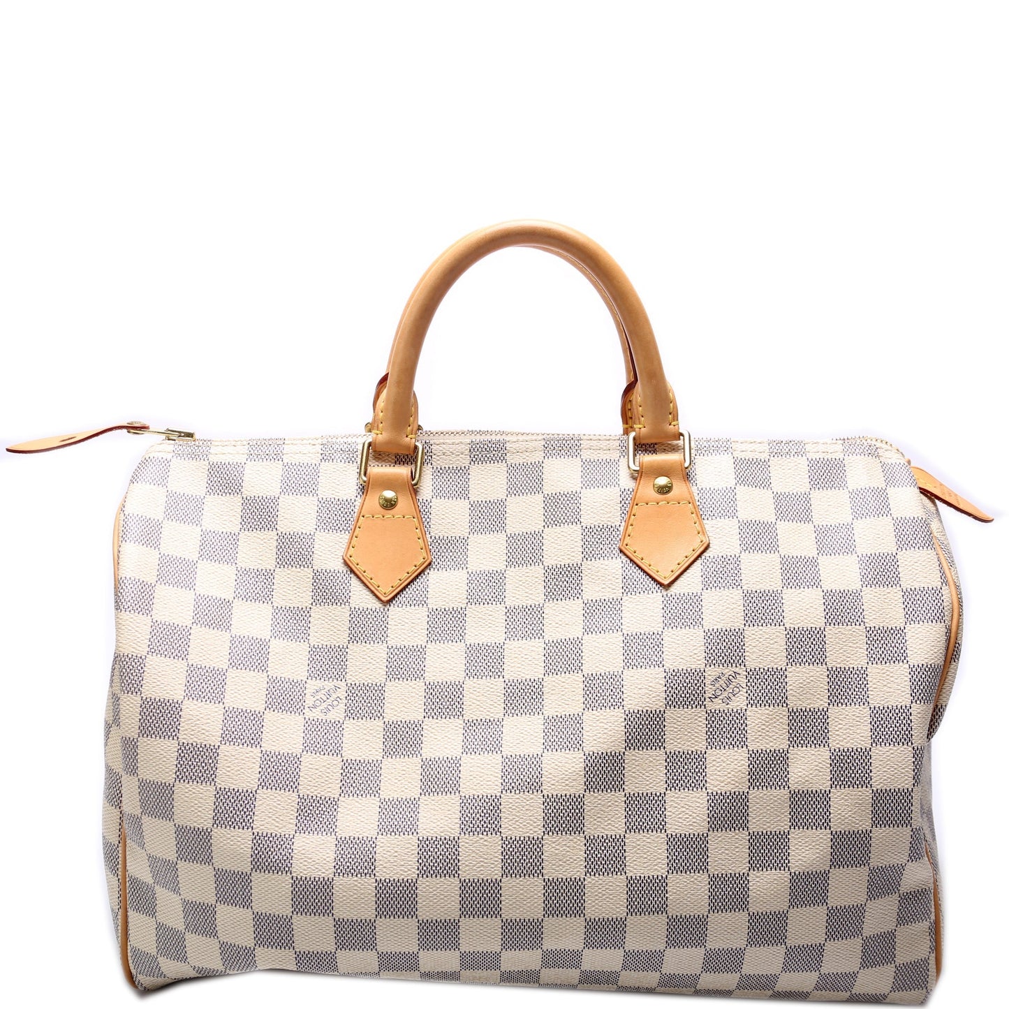 Louis Vuitton Speedy 35 Azur Damier Handbag Azur 6