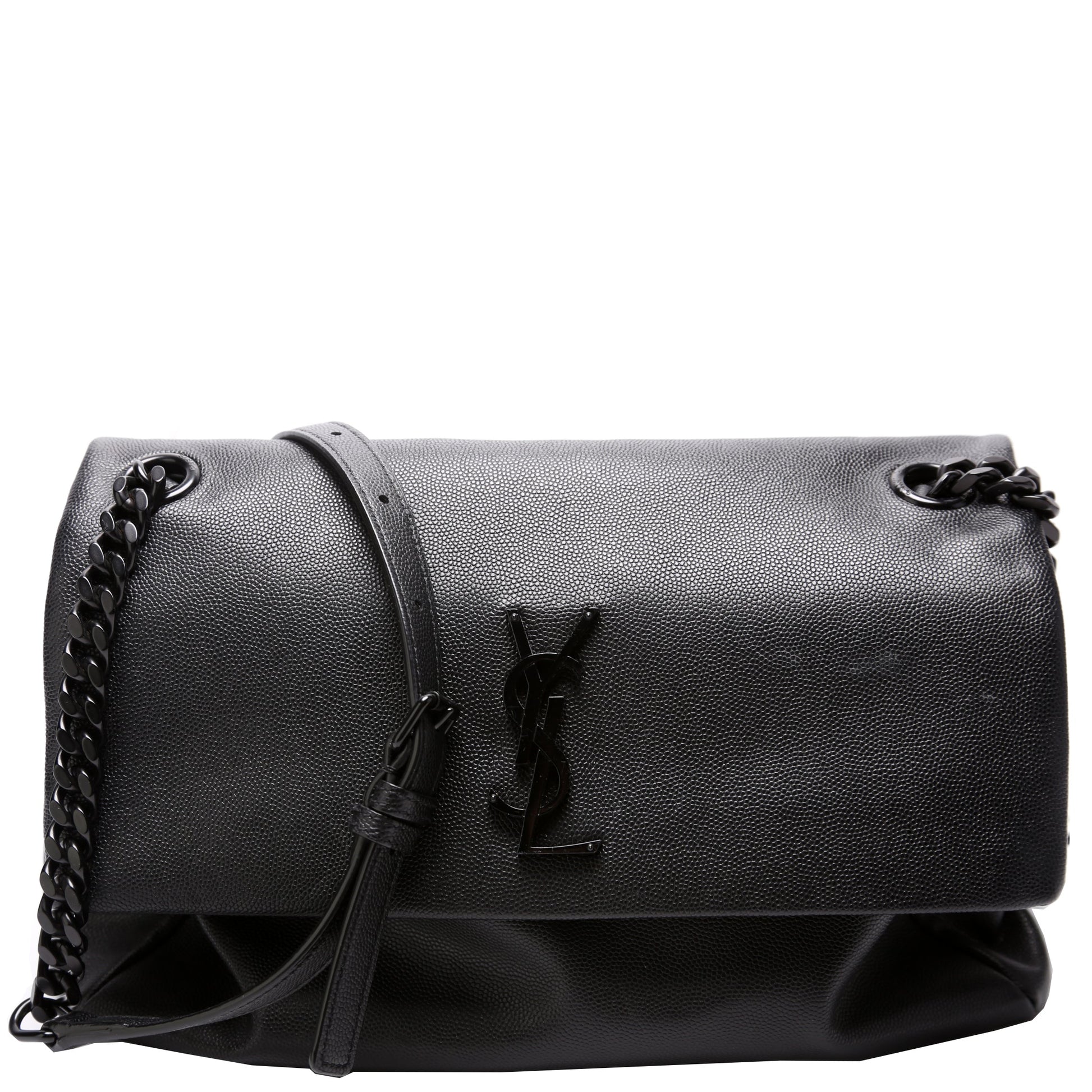 YSL Saint Laurent Saint Laurent West Hollywood Grain De Poudre Medium Travel Bag