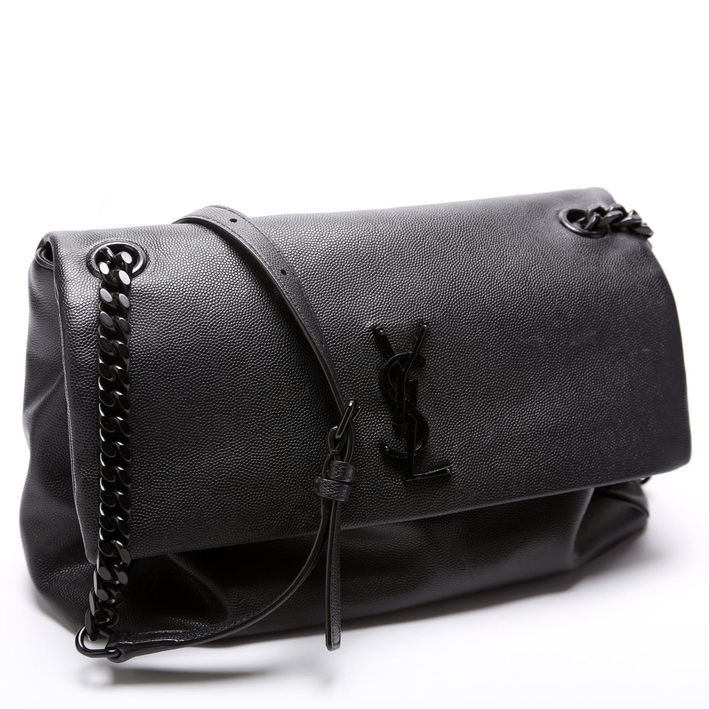 YSL Saint Laurent Saint Laurent West Hollywood Grain De Poudre Medium Travel Bag