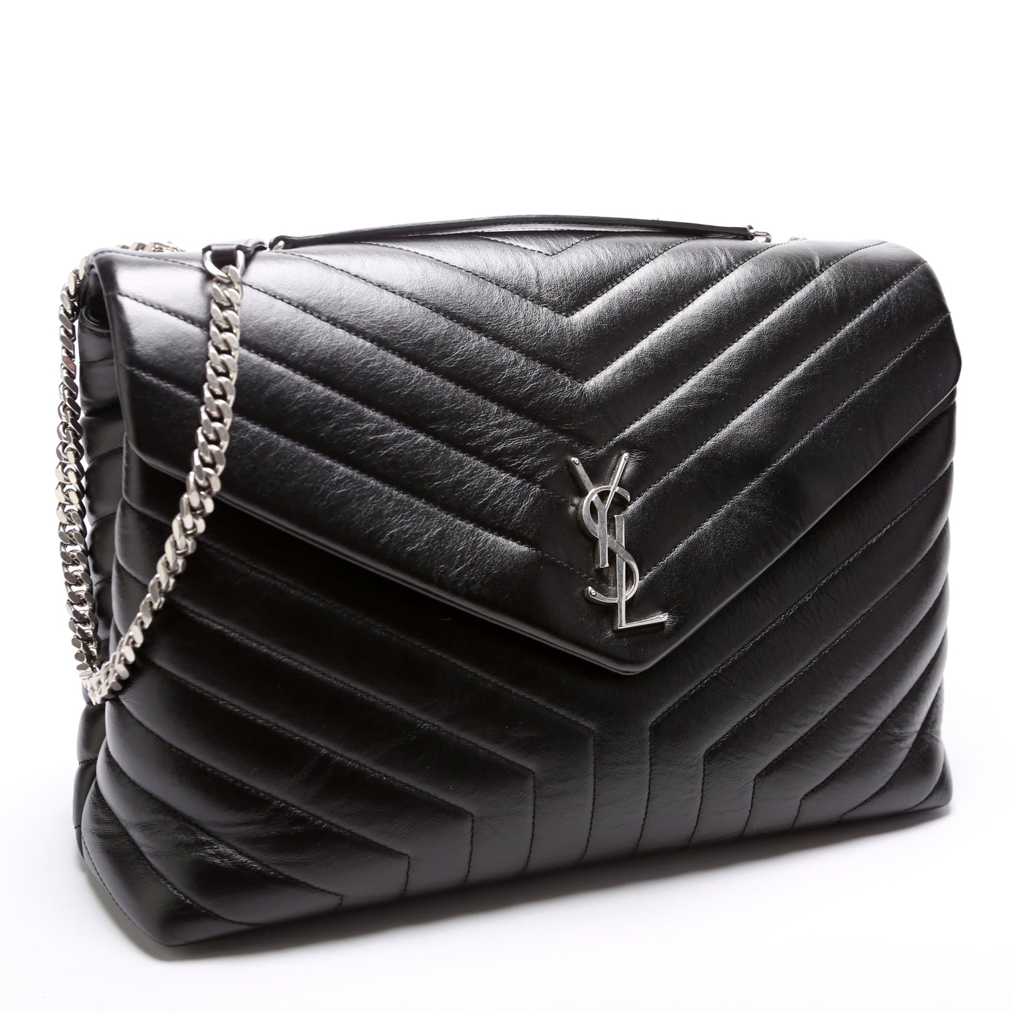 YSL Saint Laurent Loulou Satchel Bag Large Satchel Large 3