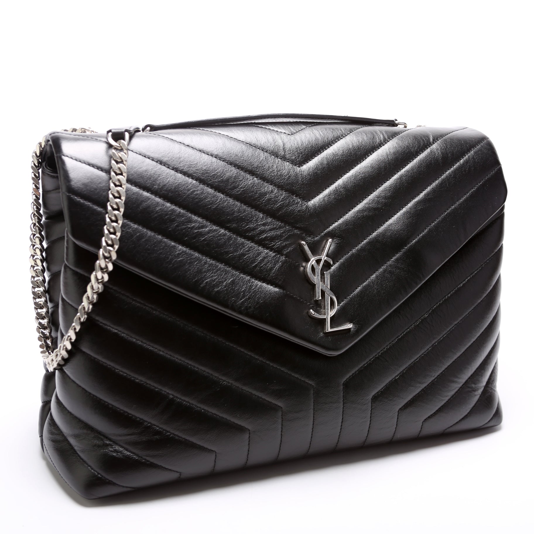 YSL Saint Laurent Loulou Satchel Bag Large Satchel Large 3